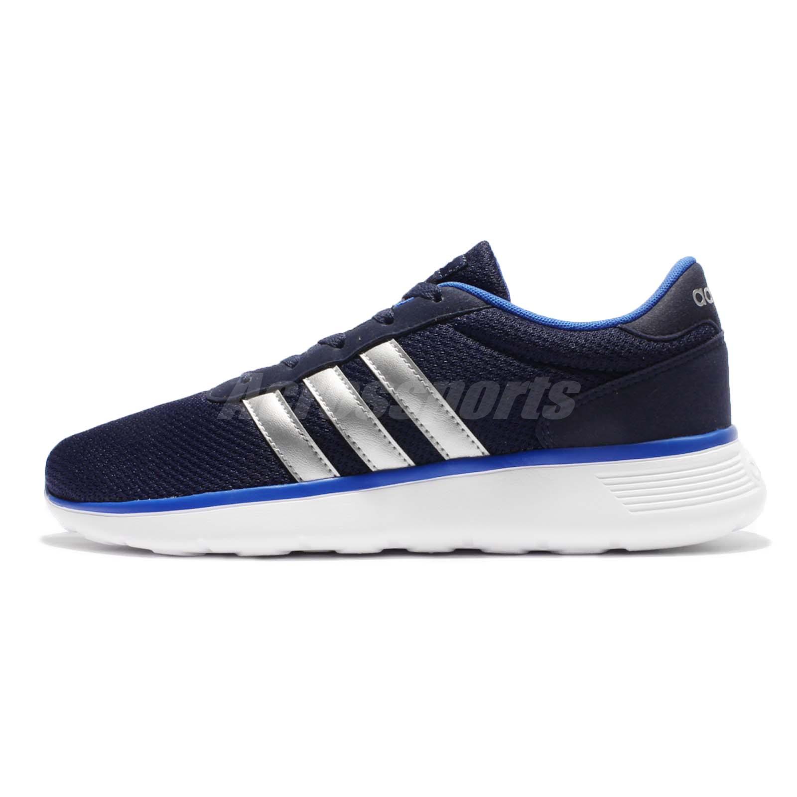 adidas neo label lite racer black silver blue running shoes sneakers aw3868 ebay adidas neo label lite racer black silver blue running shoes sneakers aw3868 ebay