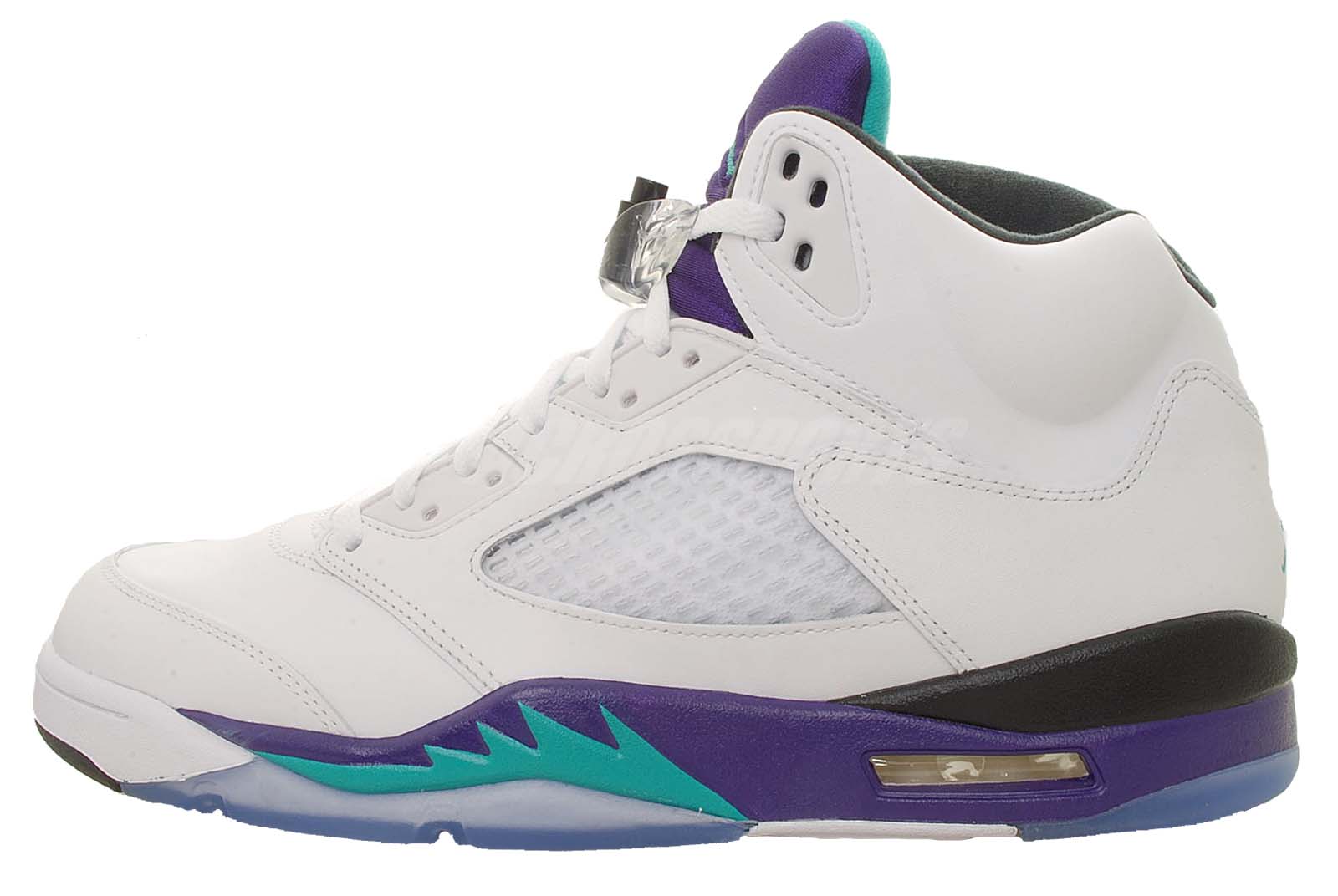 Nike Air Jordan 5 Retro V White Grape Ice Blue New Emerald AJ5 5s