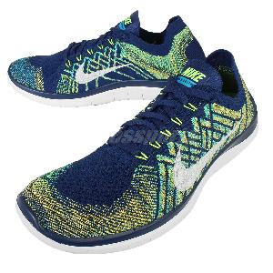Nike Free 4.0 Flyknit Mens Blue Nike Free 4.0 Flyknit Mens Blue