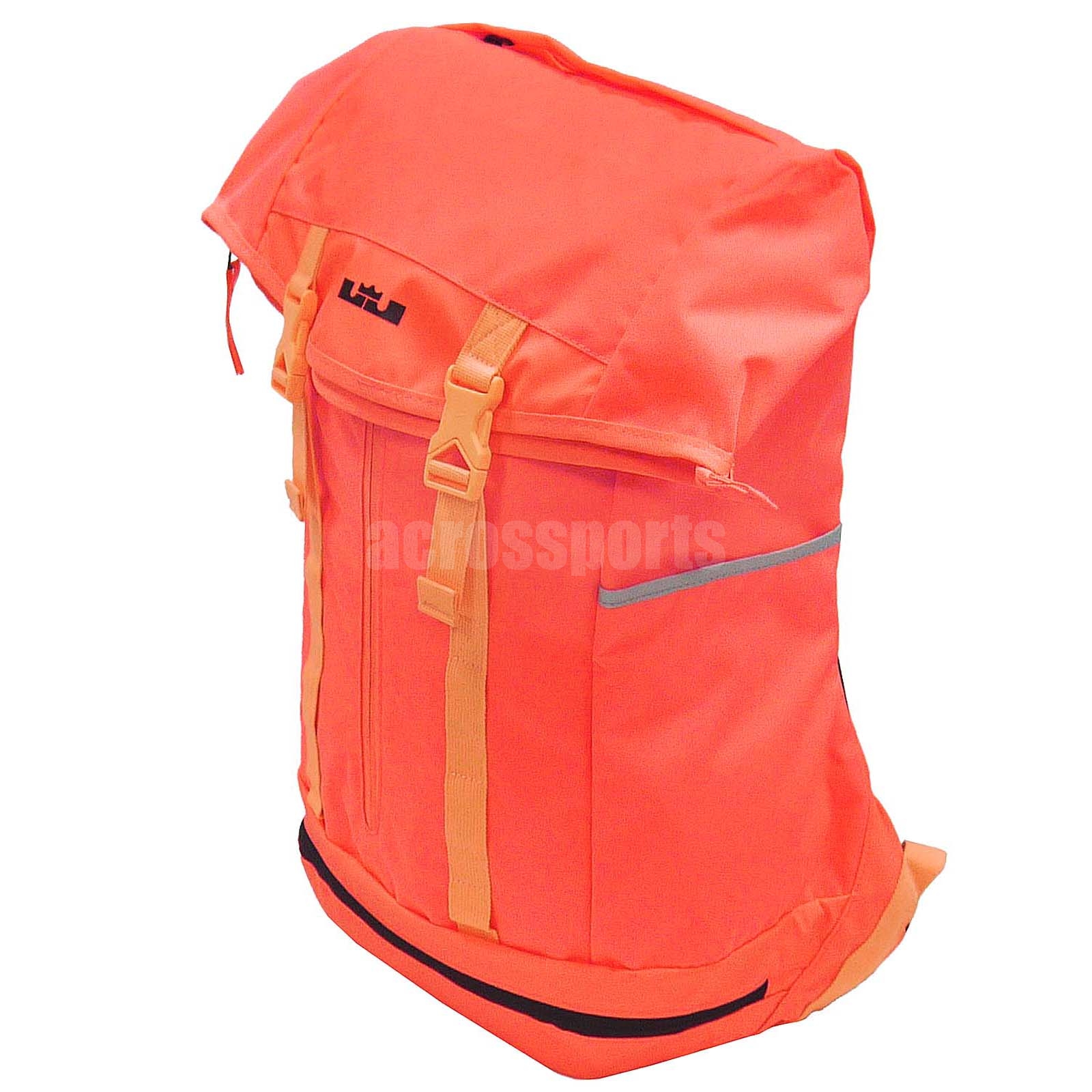 Nike Lebron Ambassador Lebron James Orange NBA Basketball Mens Backpack