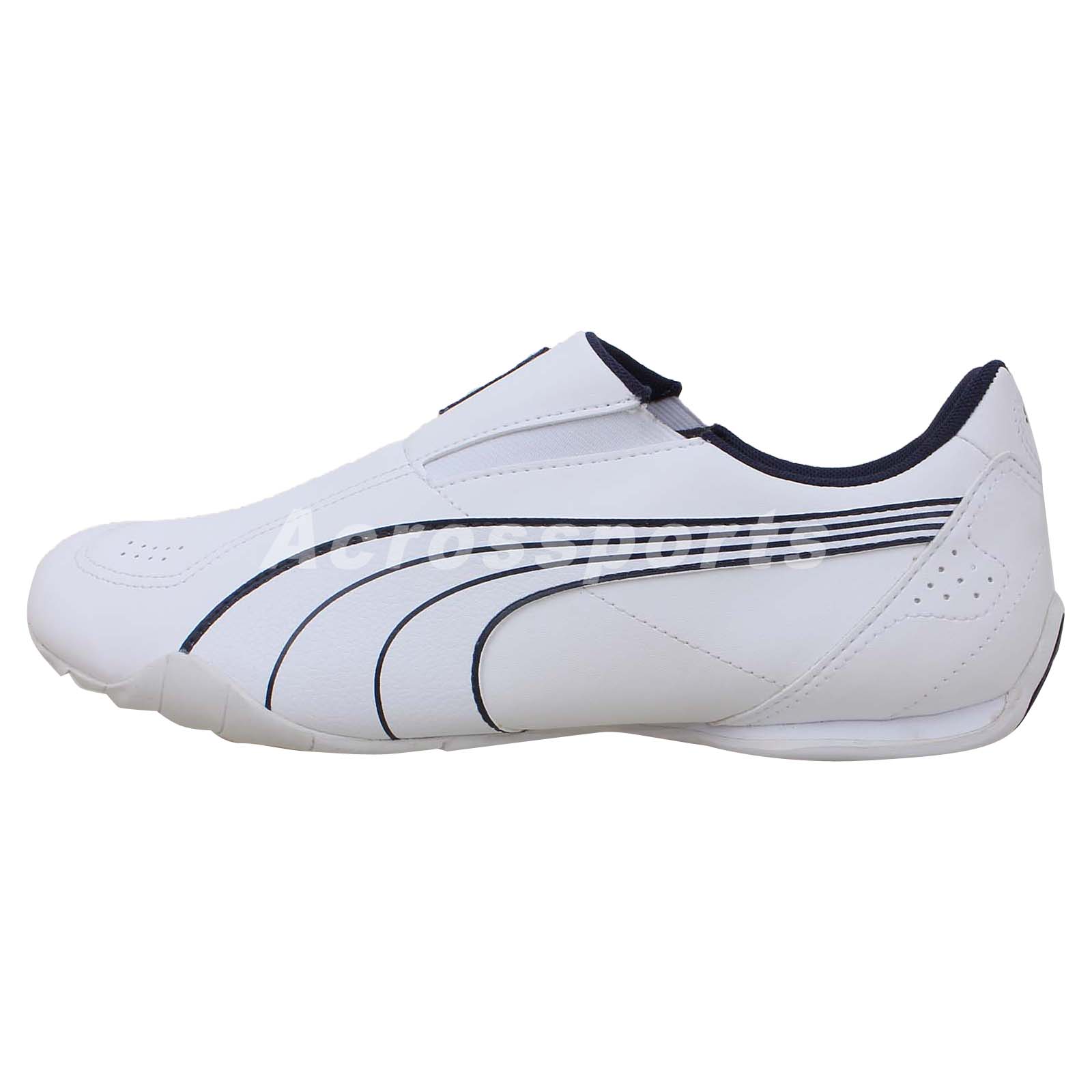 Puma Redon Move Slip On White Navy 2014 Mens Casual Shoes Sneakers eBay