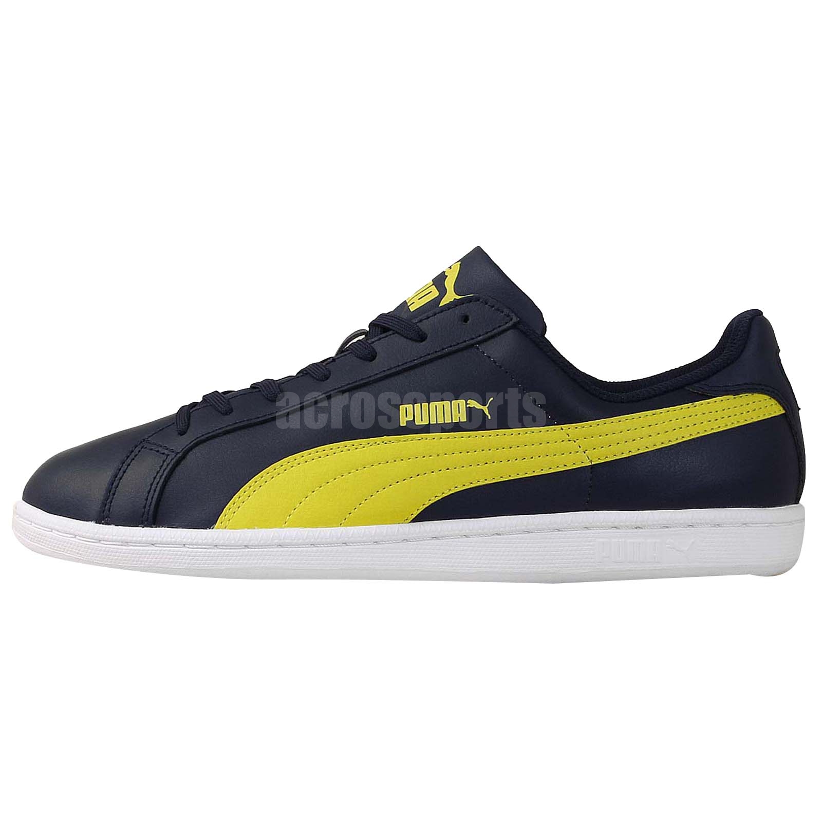 retro l yellow puma smash l navy yellow mens retro tennis shoes casual retro l yellow puma smash l navy yellow mens retro tennis shoes casual