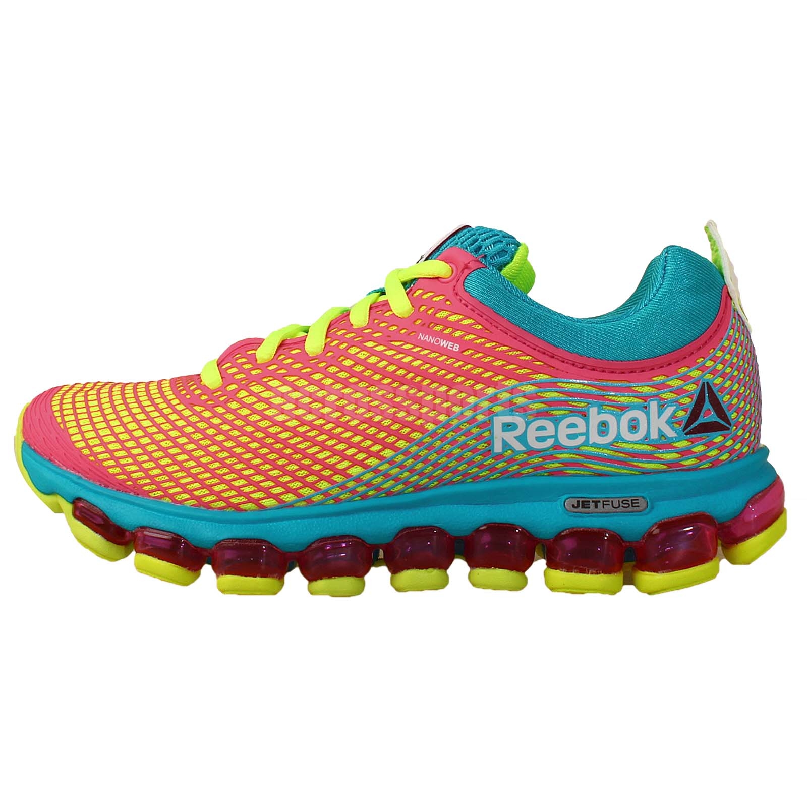 Reebok ZJet Rainbow MultiColor 2014 Womens Jogging Running Shoes Sneakers eBay