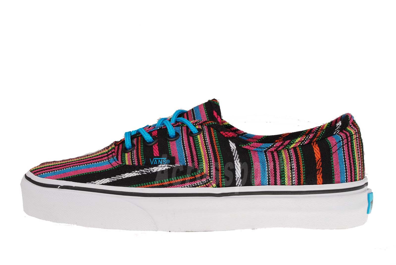 Vans Authentic Guate Stripe Multi Color Black Classic Casual Shoes VN