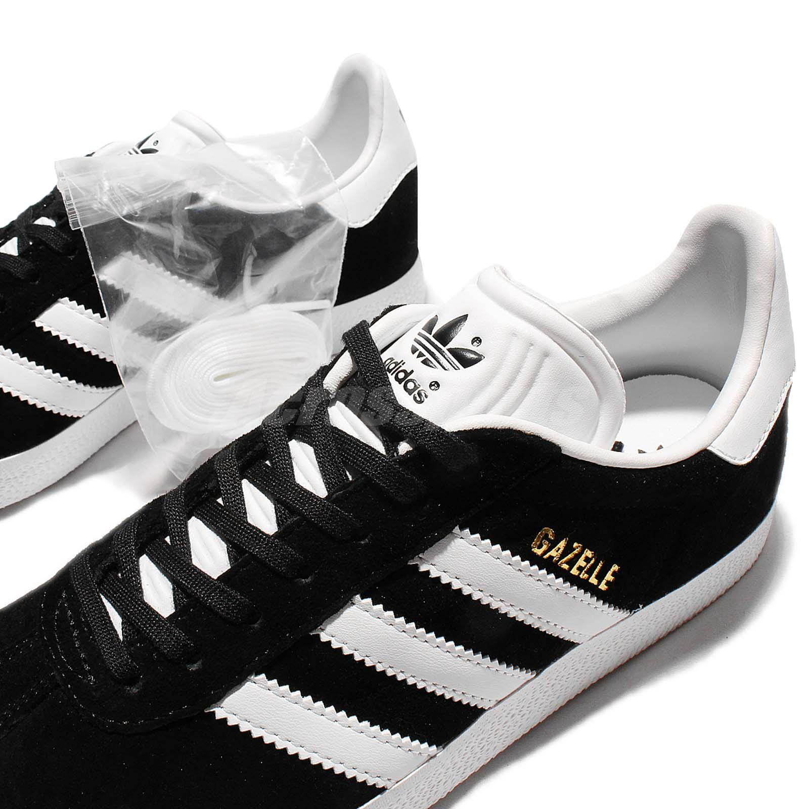 adidas Originals Gazelle Black White Men Unisex Vintage