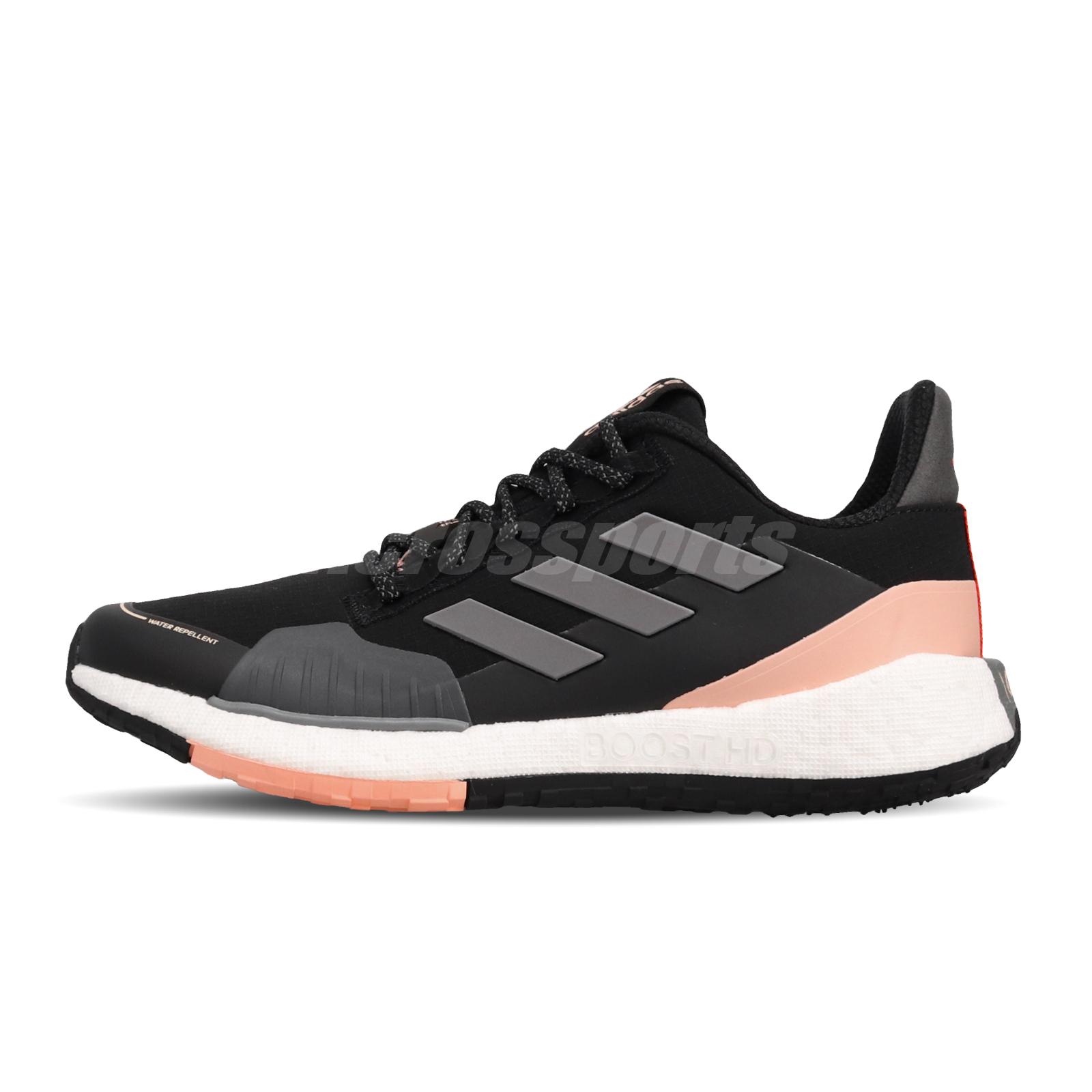 adidas grey and pink running shoes