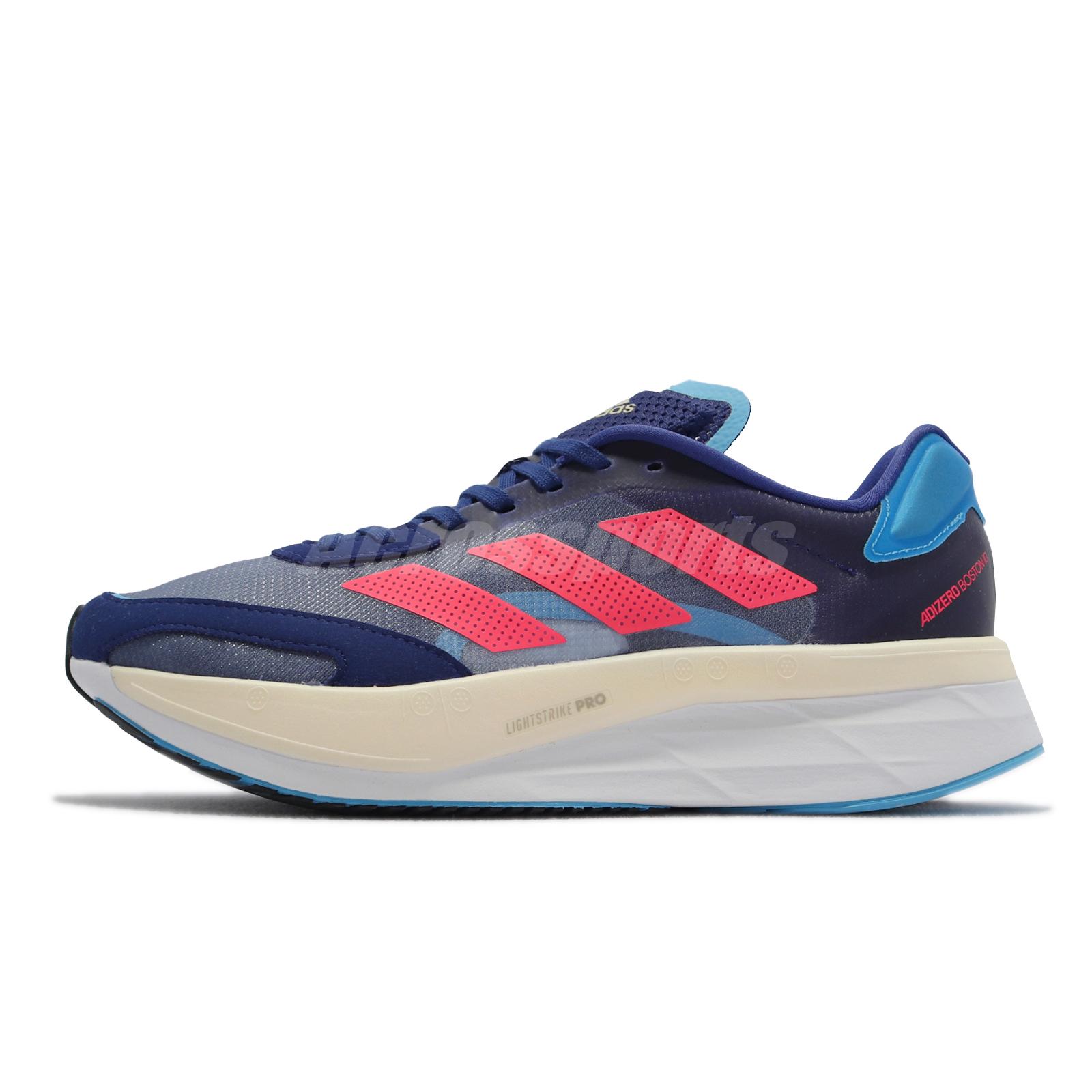 Adidas Adizero Boston 10 Running Race Shoes Indigo Blue Turbo GY0926 Men’s 11 Adidas Mens Adizero Boston 10 Running Shoes - Blue/White  main image 3