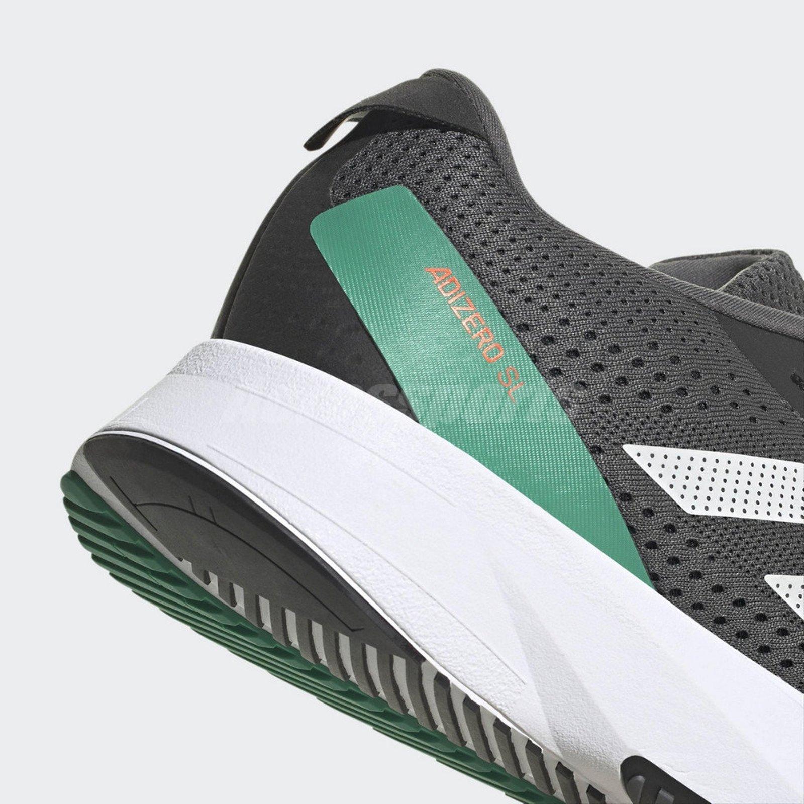 adidas Adizero SL Grey Six White Men Running Sports Shoes