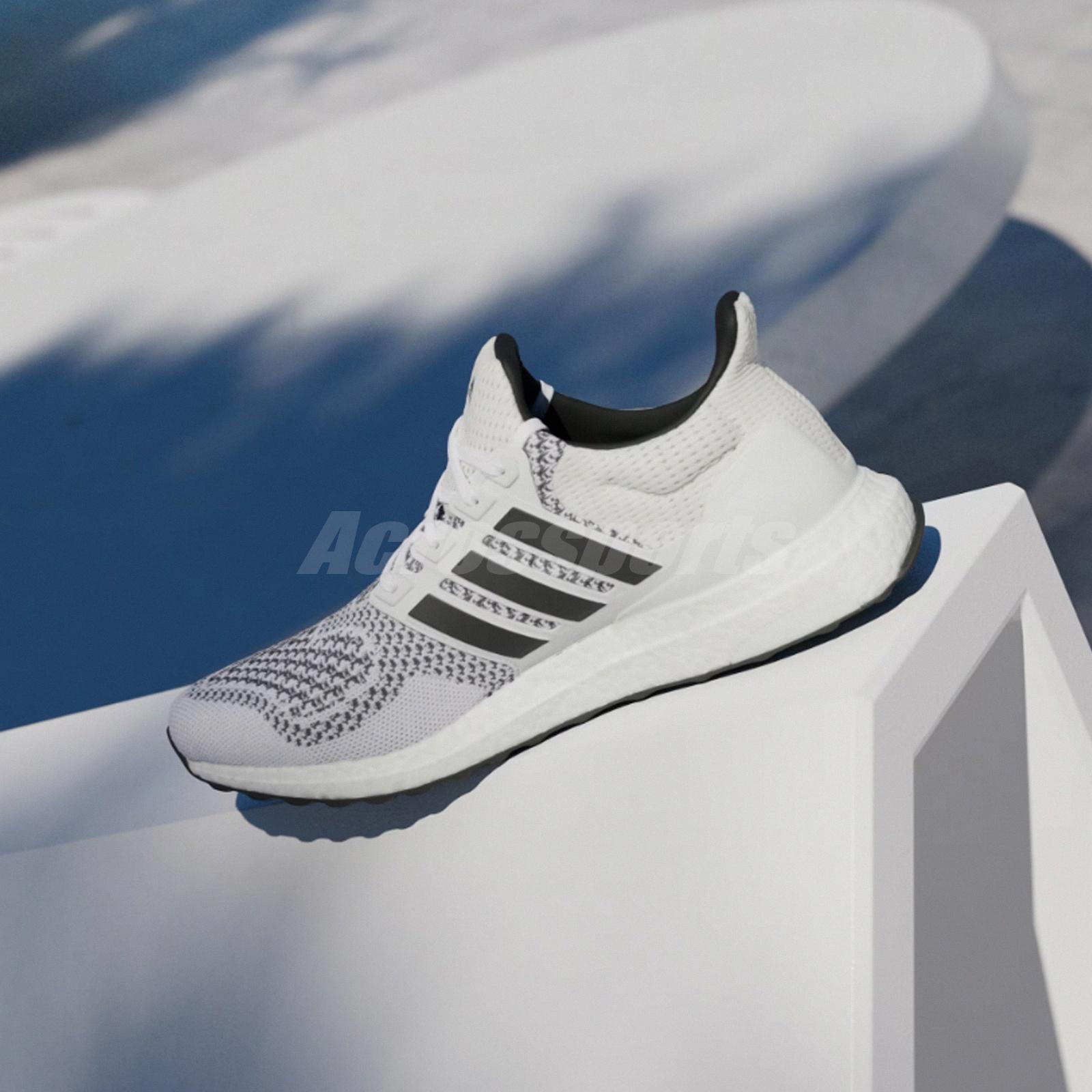 adidas Ultraboost 1.0 White Black Men Road Running Jogging Shoes