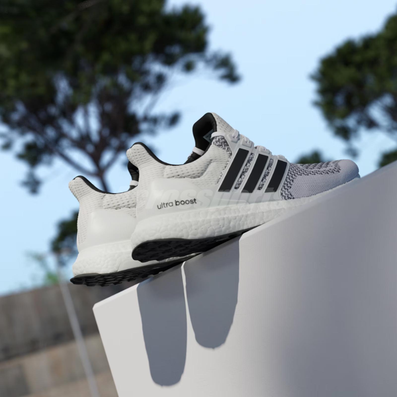 adidas Ultraboost 1.0 White Black Men Road Running Jogging Shoes