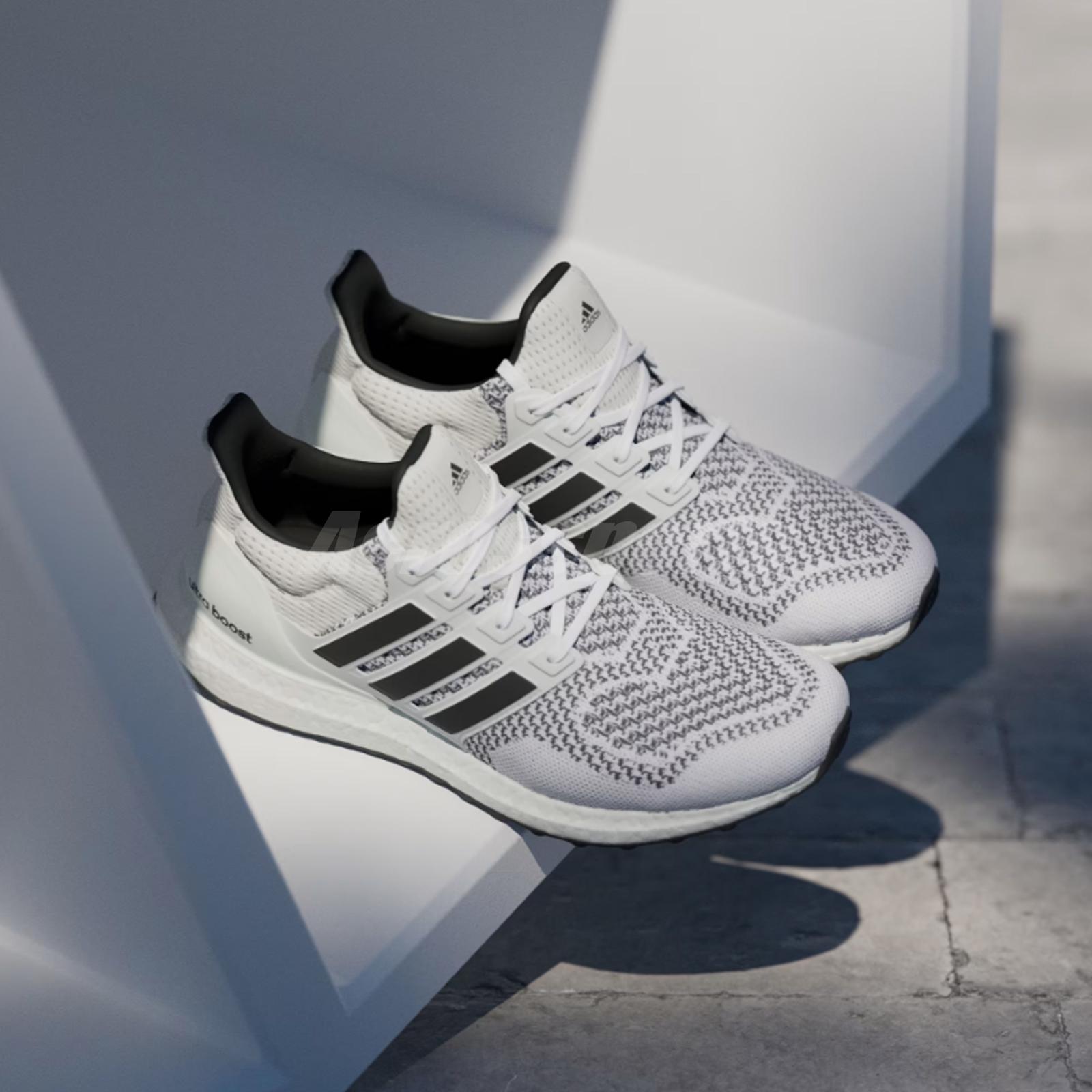 adidas Ultraboost 1.0 White Black Men Road Running Jogging Shoes