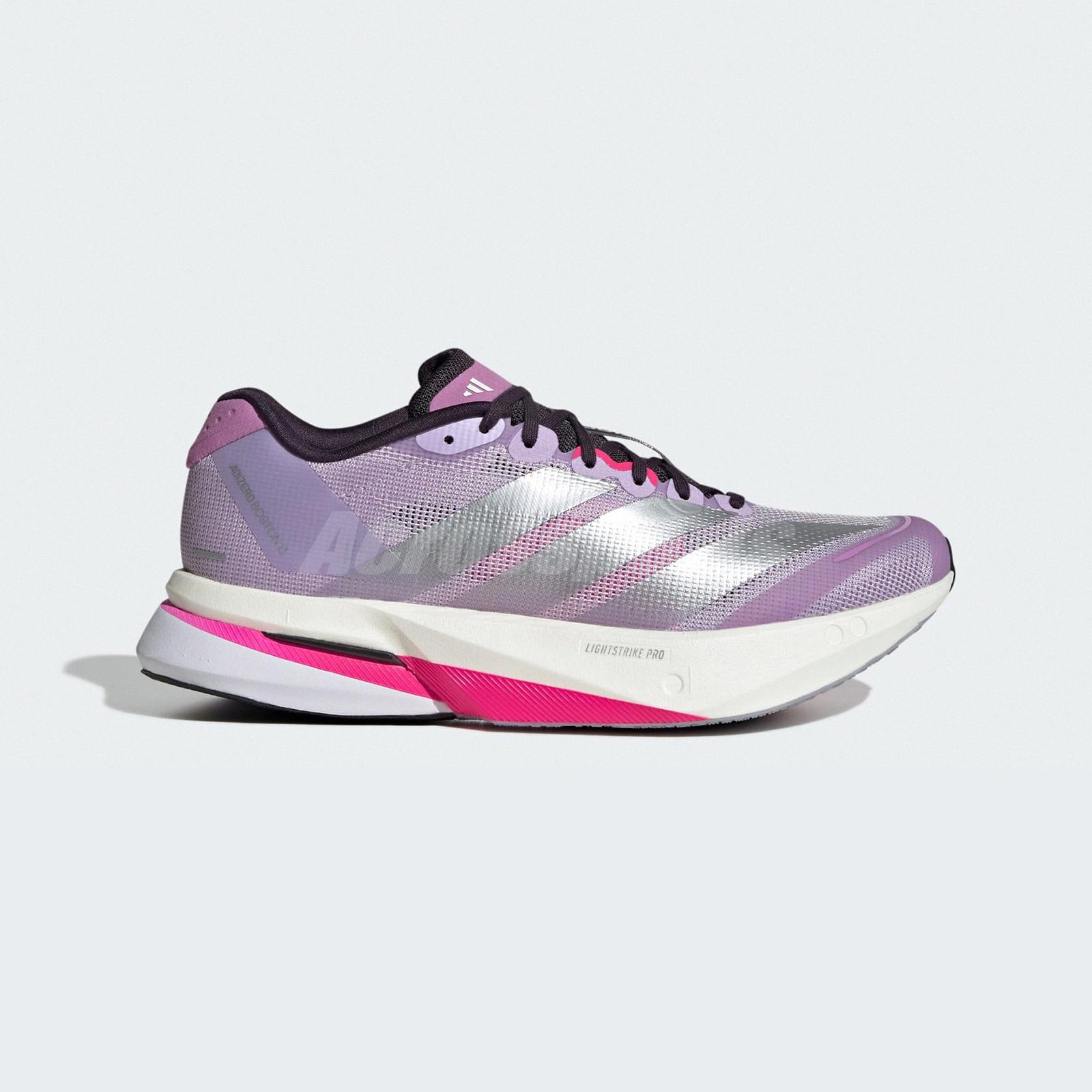 ADIZERO BOSTON13 レディース24.5cm adidas Adizero Boston 13 W Powder Plum Silver Metallic Pink Women