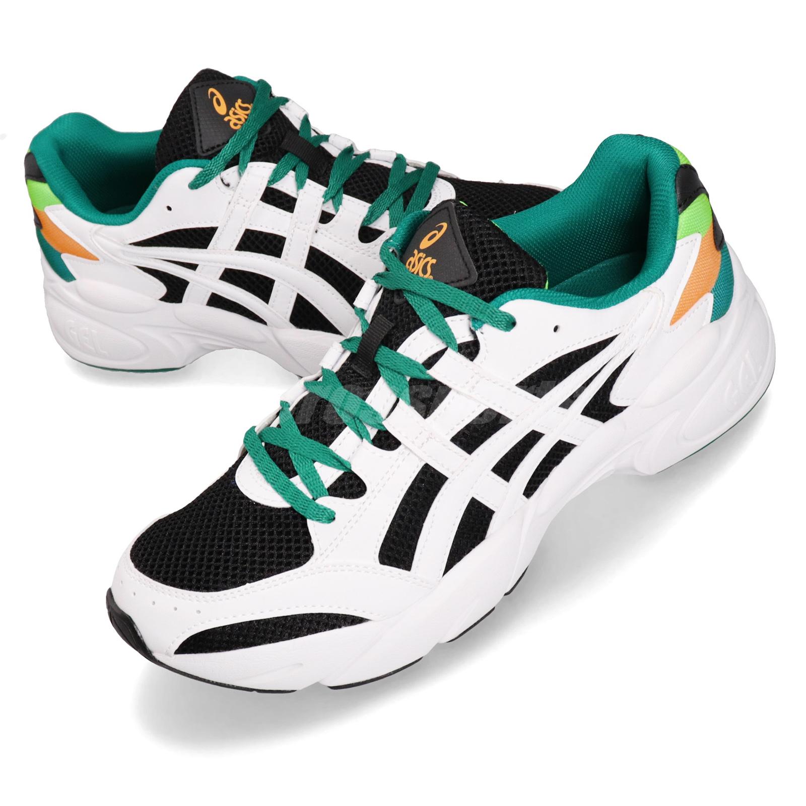 Asics GelBND White Black Green Orange Men Running Chunky