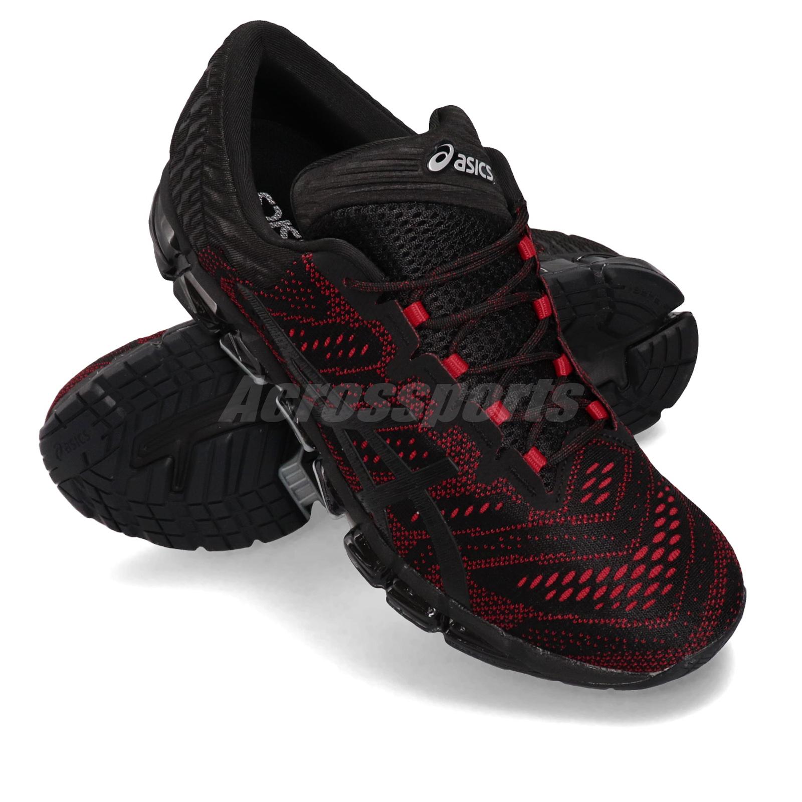 asics gel quantum 360 5 jcq black classic red men running asics running shoe width chart