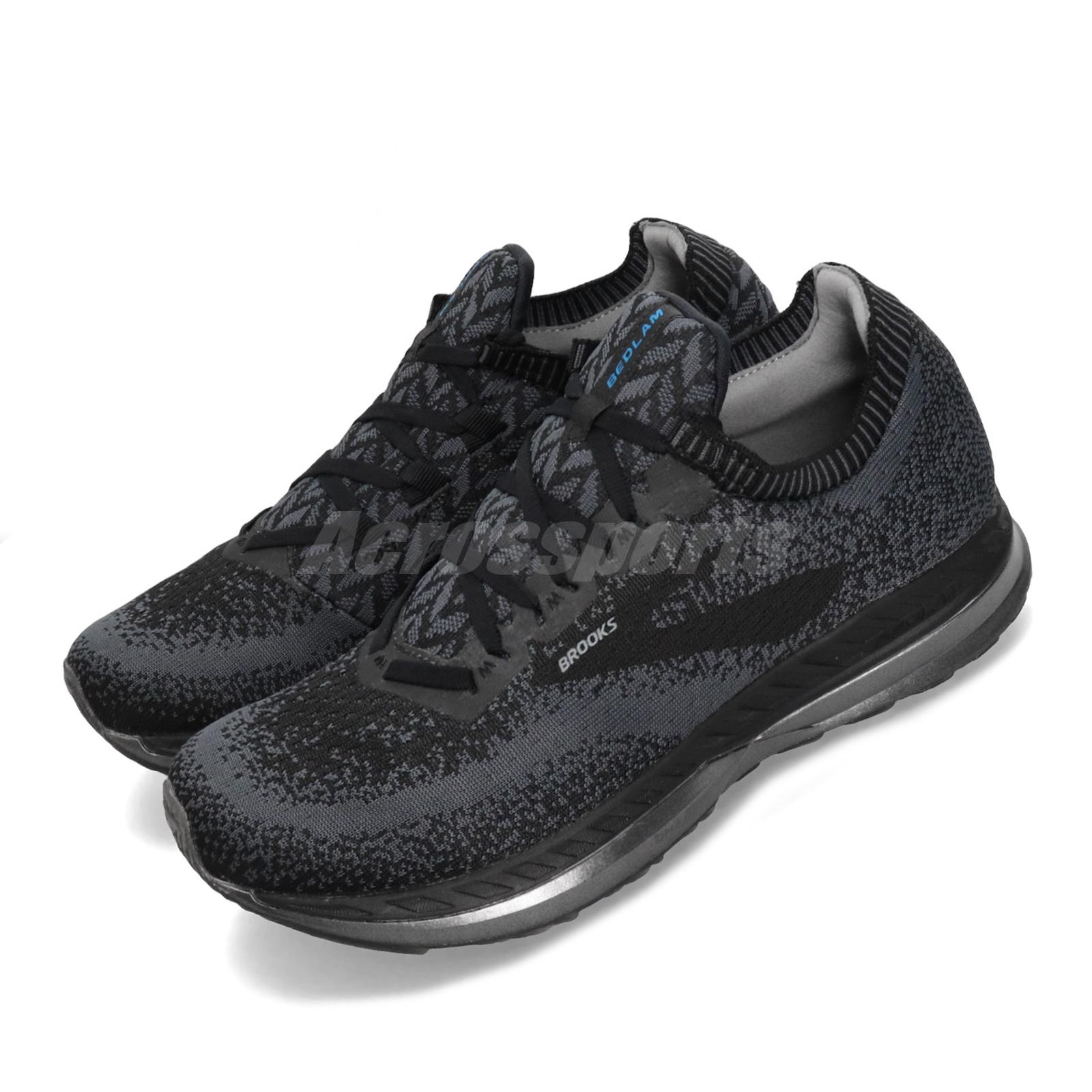 Brooks Bedlam DNA AMP Black Grey Blue Men Running Training Brooks Bedlam DNA AMP Black Grey Blue Men Running Training