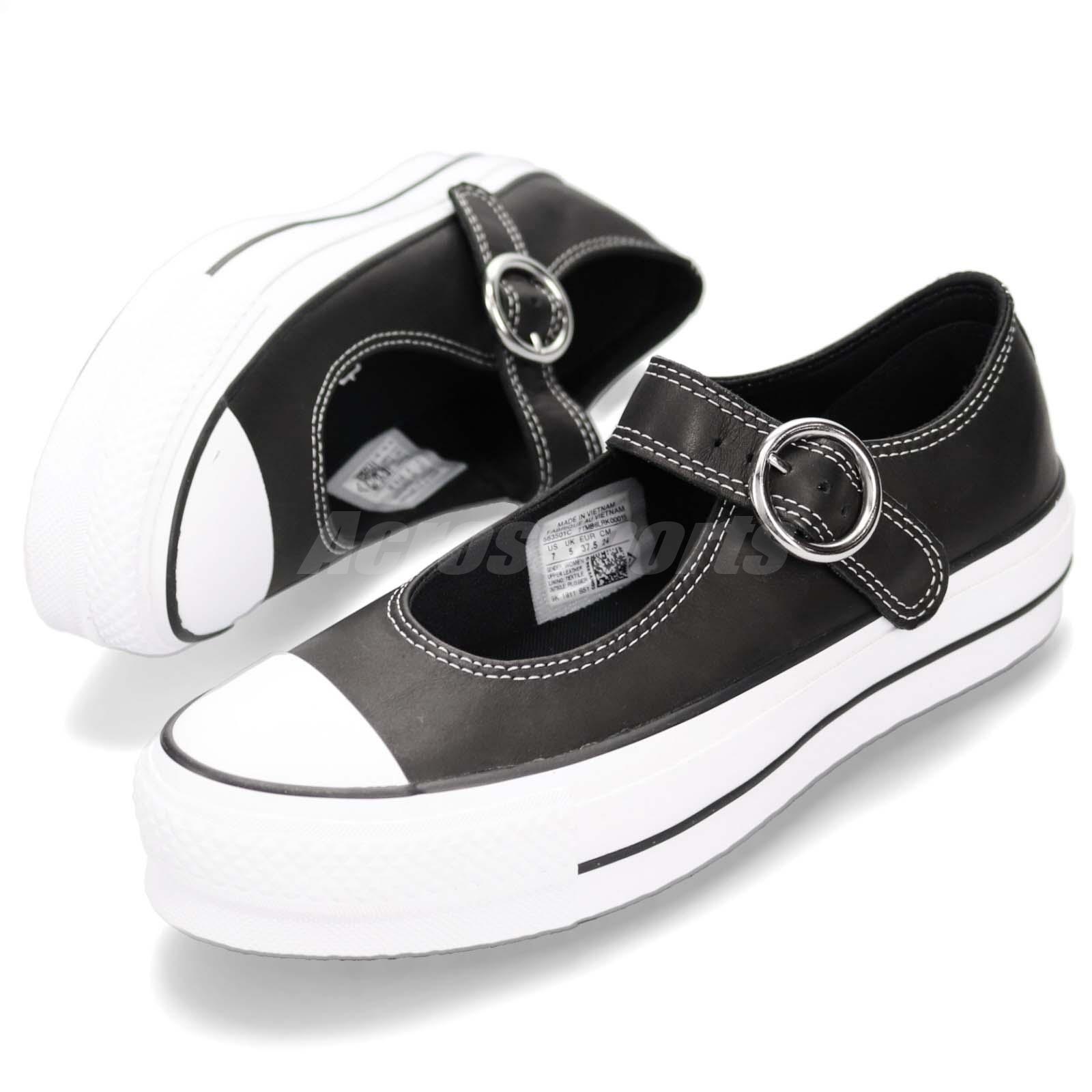 Converse Chuck Taylor All Star Mary Jane Black White Women