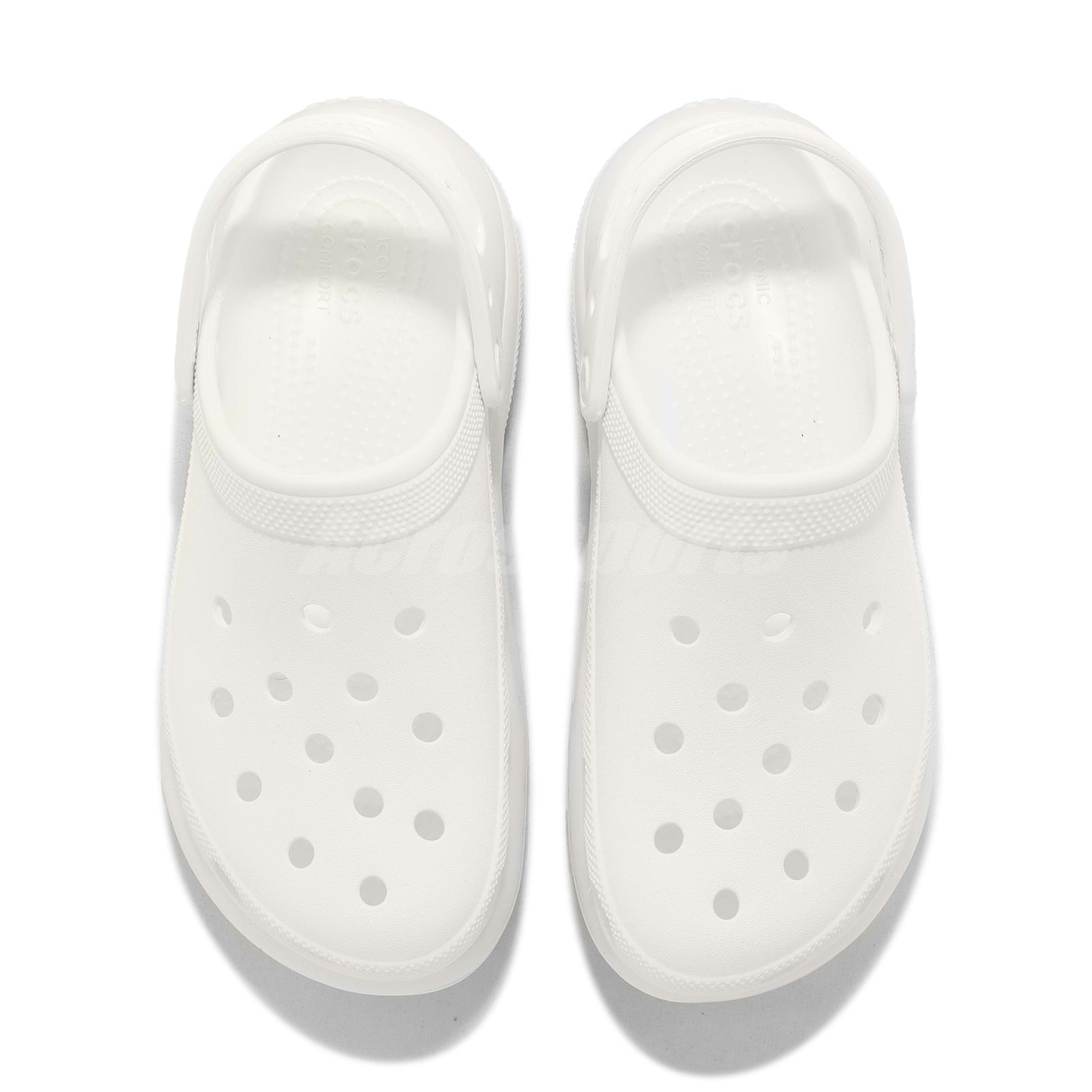 モア Crocs Classic Mega Crush Clog Ivory Bone Men Unisex Platform