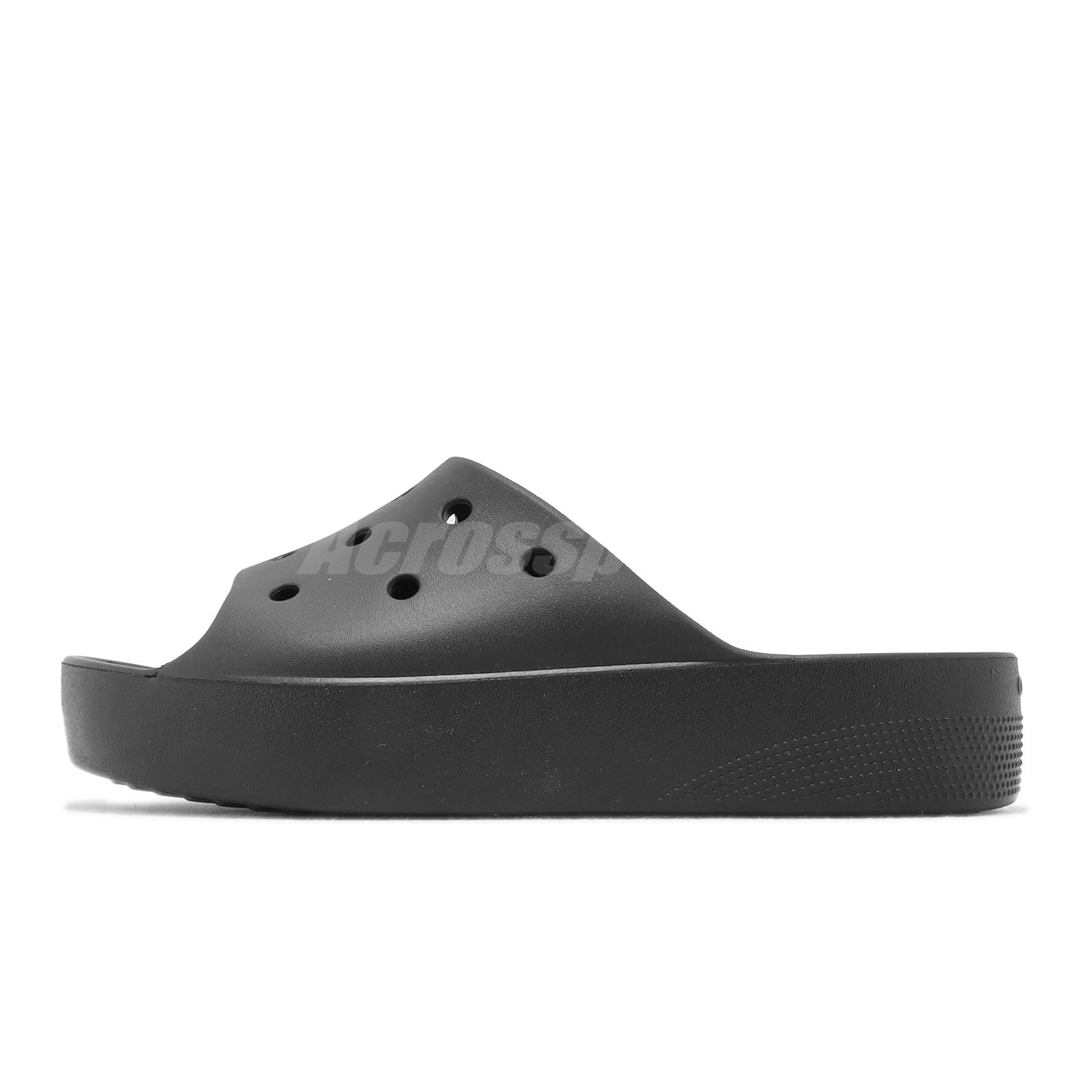 Crocs Classic Platform Slide Black Women Casual Sandals