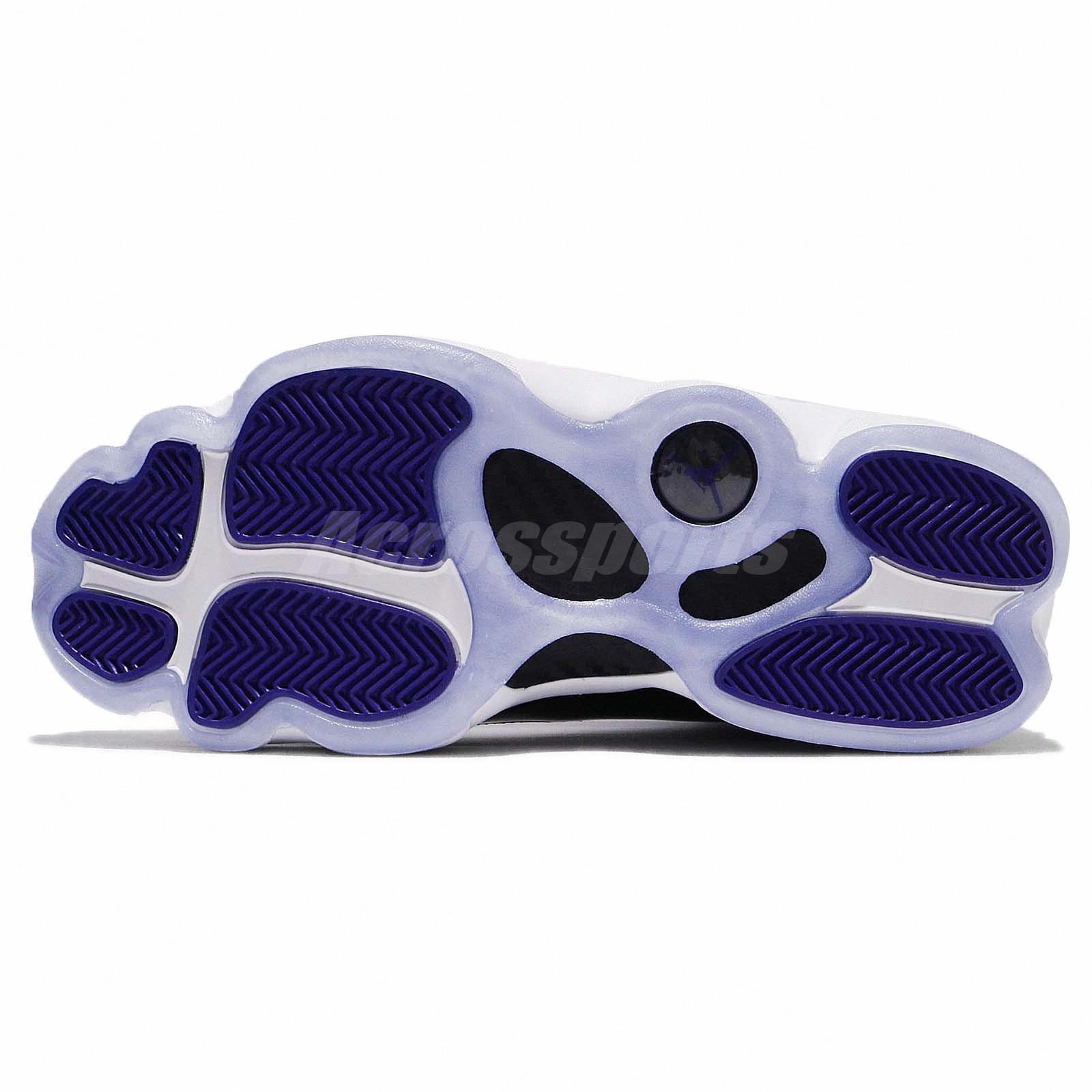 Nike Jordan 6 Rings Patent Leather Concord White Men Basketball Shoes 322992-104 | eBay