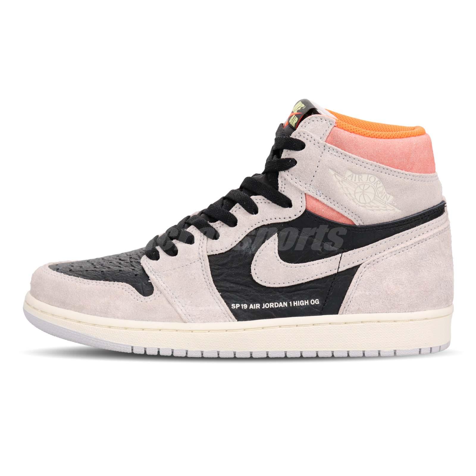 air jordan 1 retro high og neutral grey hyper crimson