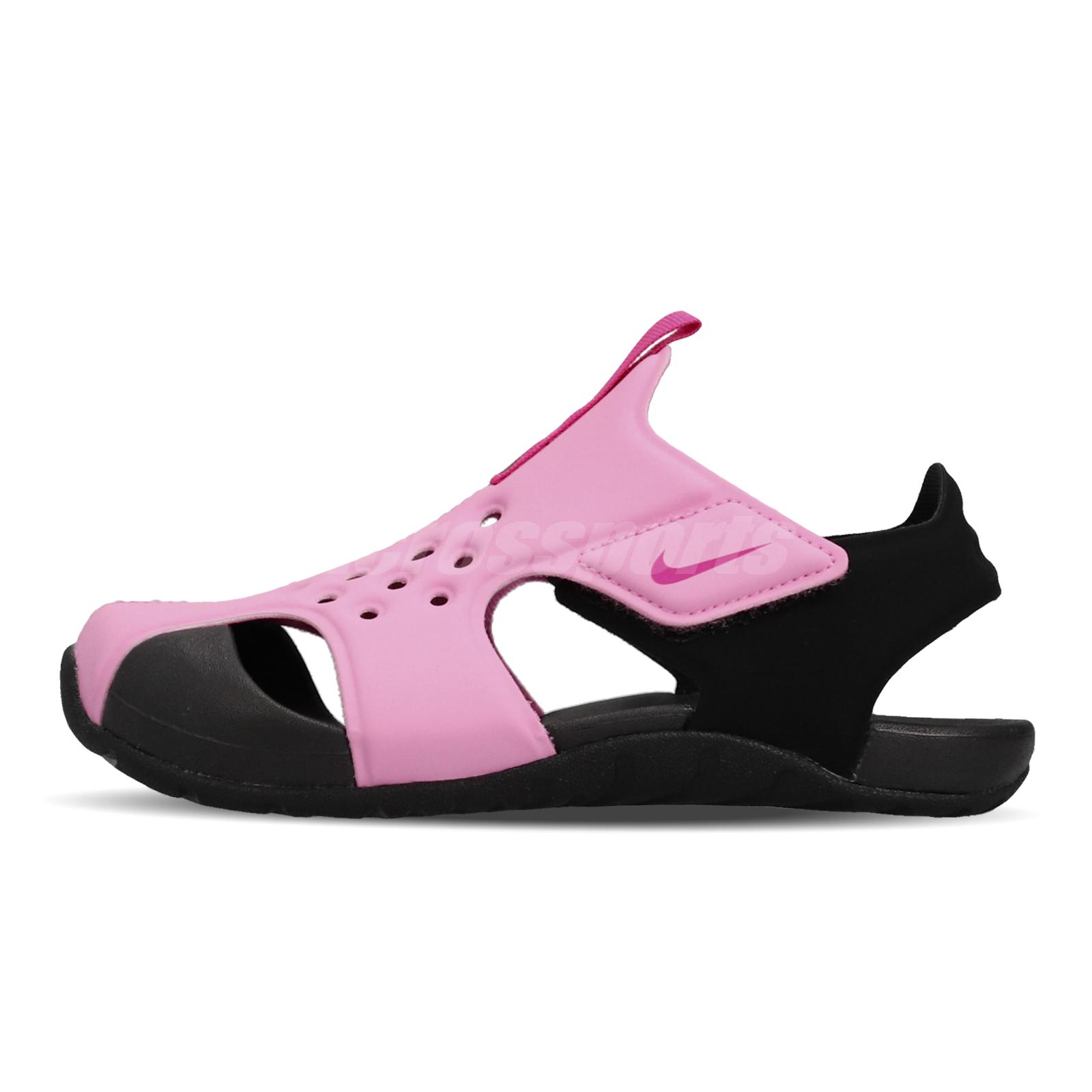 Details about Nike Sunray Protect 2 PS Pink Black Kid Preschool Sports Sandals Shoe 943826 602 Details about Nike Sunray Protect 2 PS Pink Black Kid Preschool Sports Sandals Shoe 943826 602