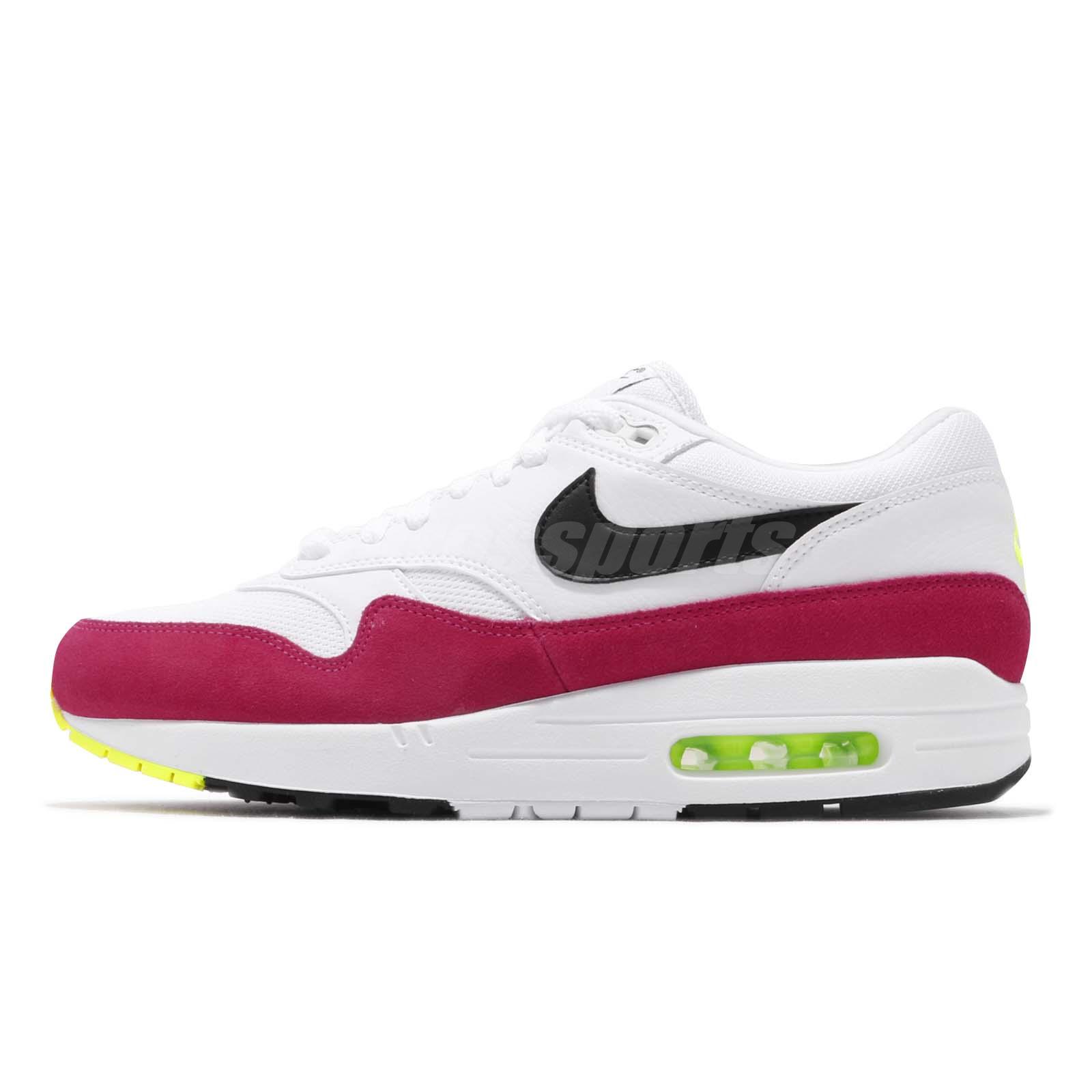 new high the latest large discount Nike Air Max 1 White Black Volt Mens Running Shoes NSW Day 326 ... new high the latest large discount Nike Air Max 1 White Black Volt Mens Running Shoes NSW Day 326 ...