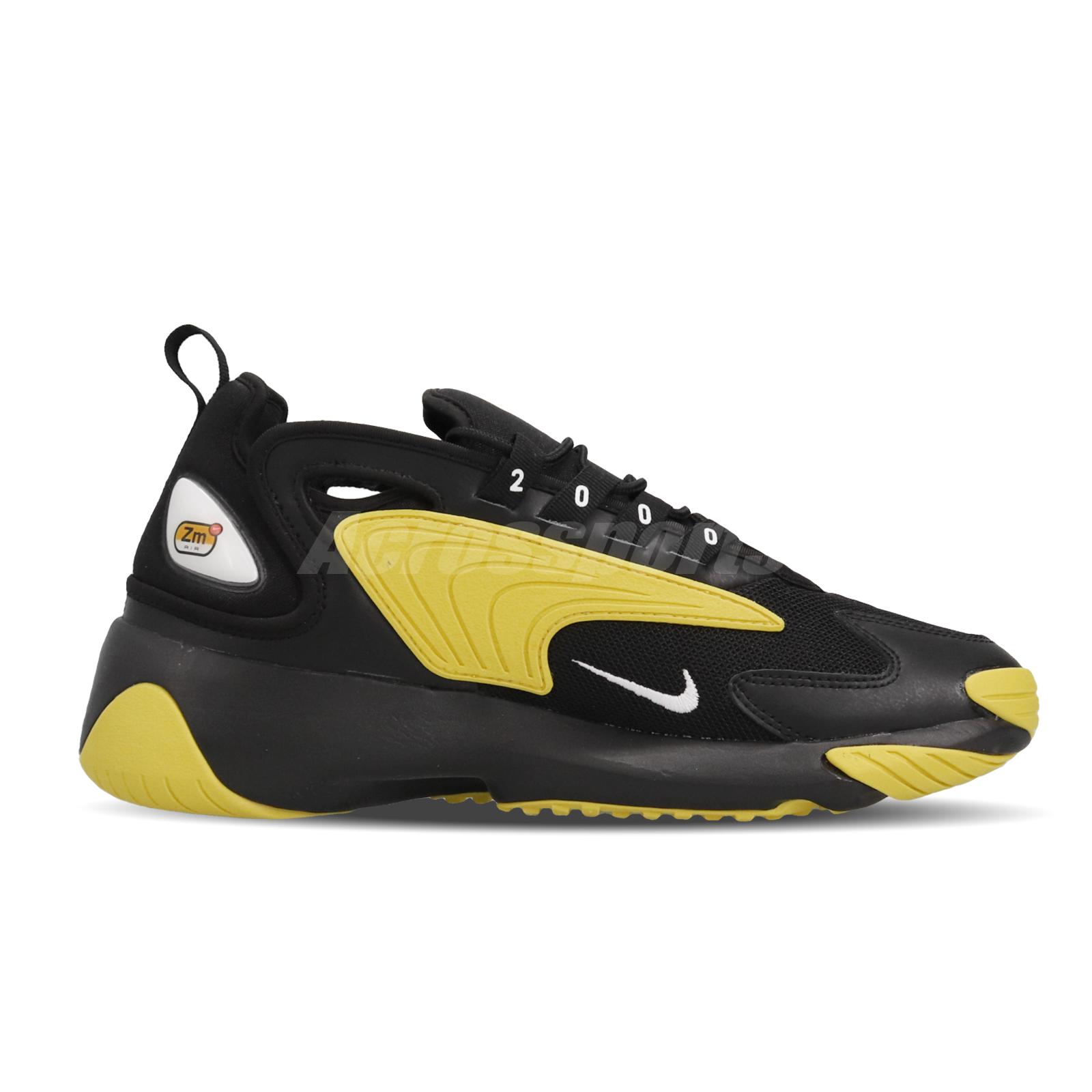 nike zoom 2k black yellow