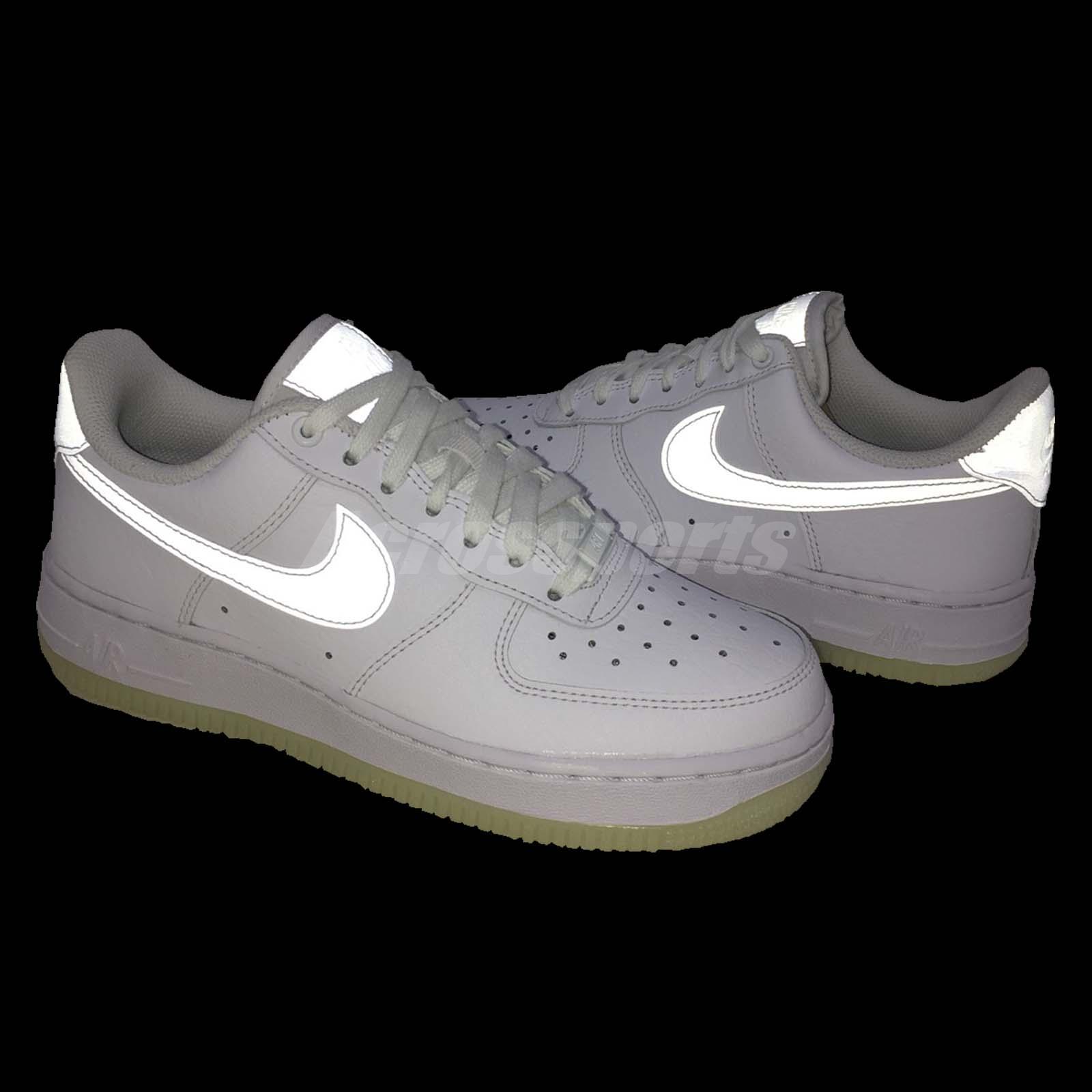 air force 1 glow in the dark white