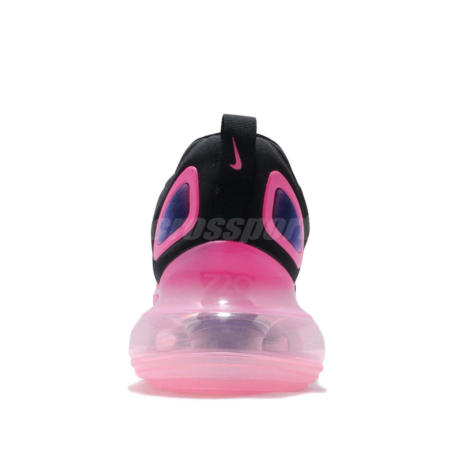 Nike Air Max 720 Black Pink Blast Men Running Casual Shoes AO2924 005 Schuhe Nike Air Max 720 Schwarz Rosa Herren Damen