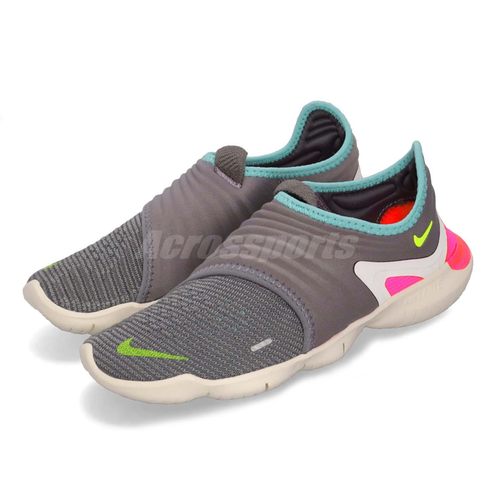 Pink Shoes Running RN Flyknit Green Grey Grey Free Wmns Nike Pink Shoes Running RN Flyknit Green Grey Grey Free Wmns Nike