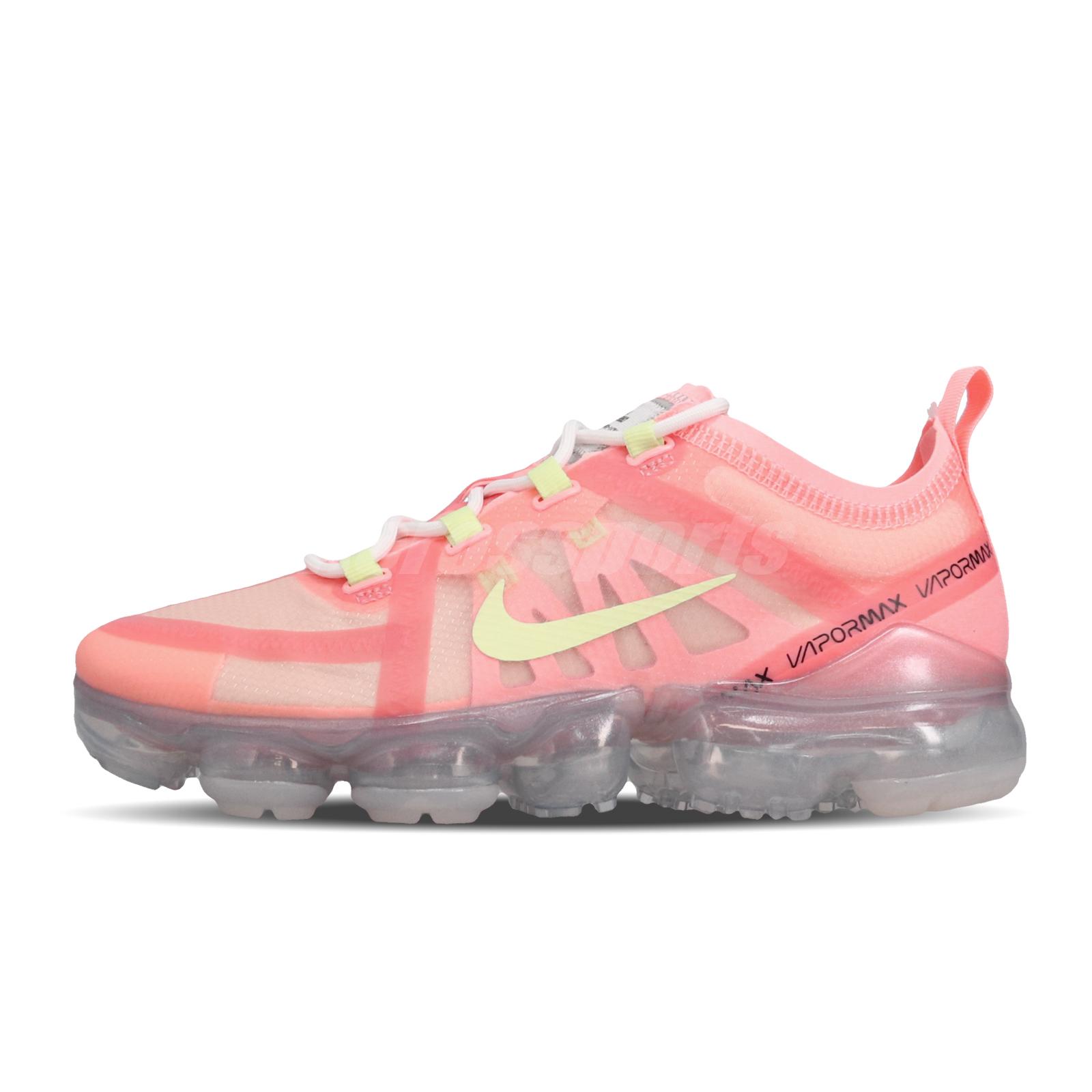 Nike Wmns Air Vapormax 2019 Pink Tint Barely Volt Women Running Shoes AR6632-602