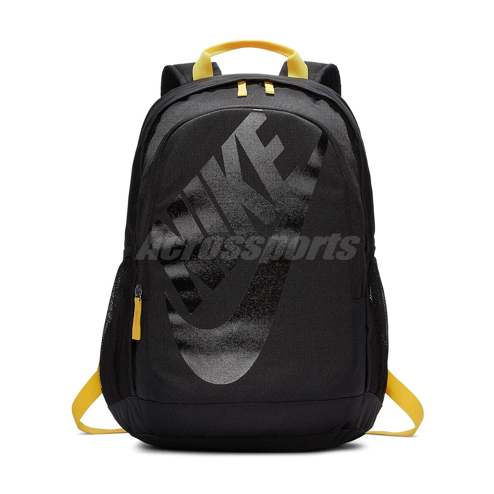 black and gold nike backpack