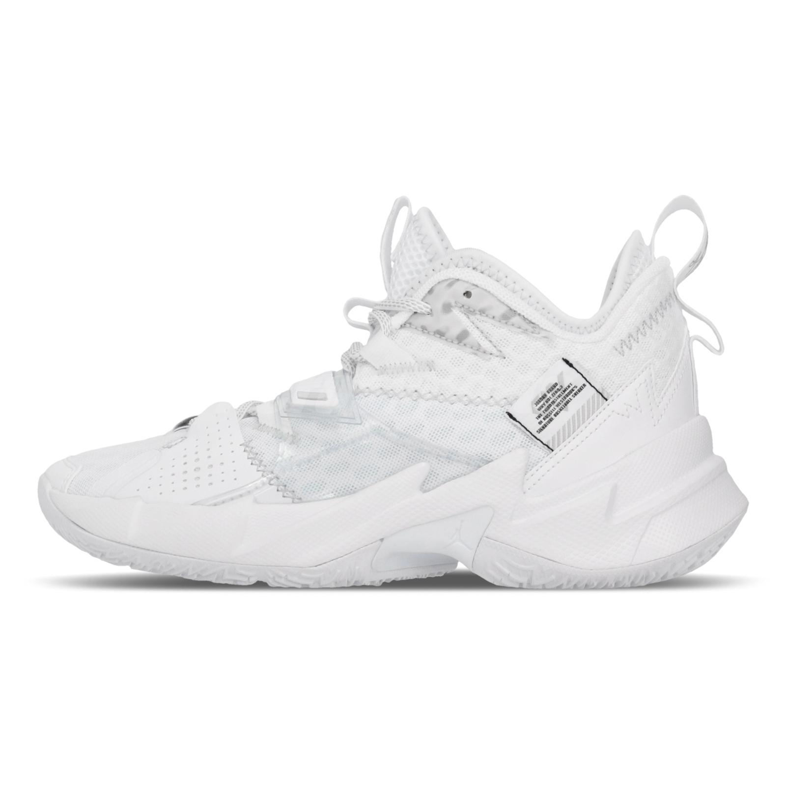Nike Jordan Why Not Zer0.3 GS White Metallic Silver Kid Women