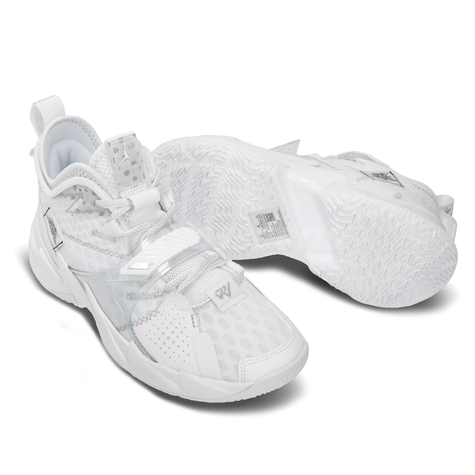 Nike Jordan Why Not Zer0.3 GS White Metallic Silver Kid Women