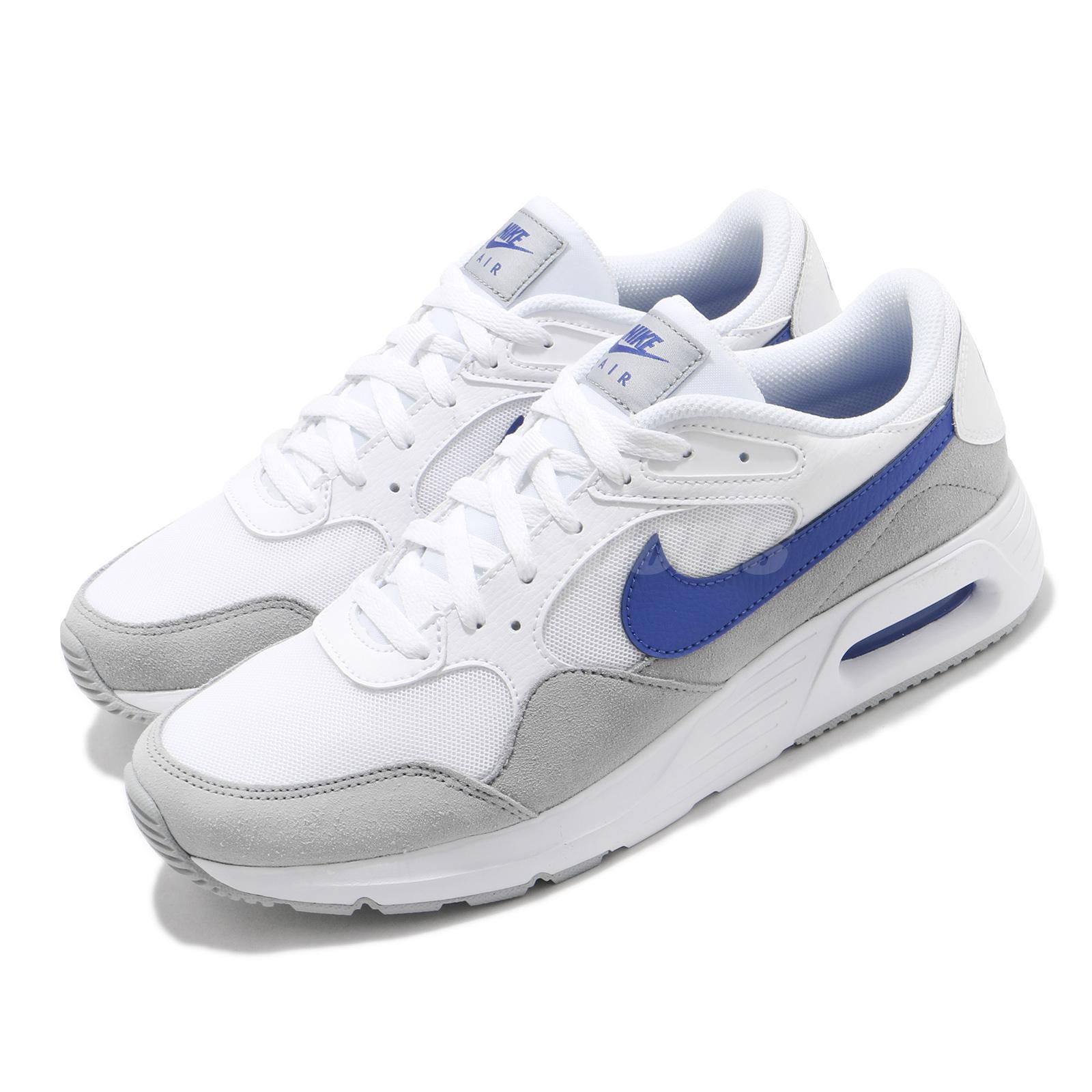 blue and white air max