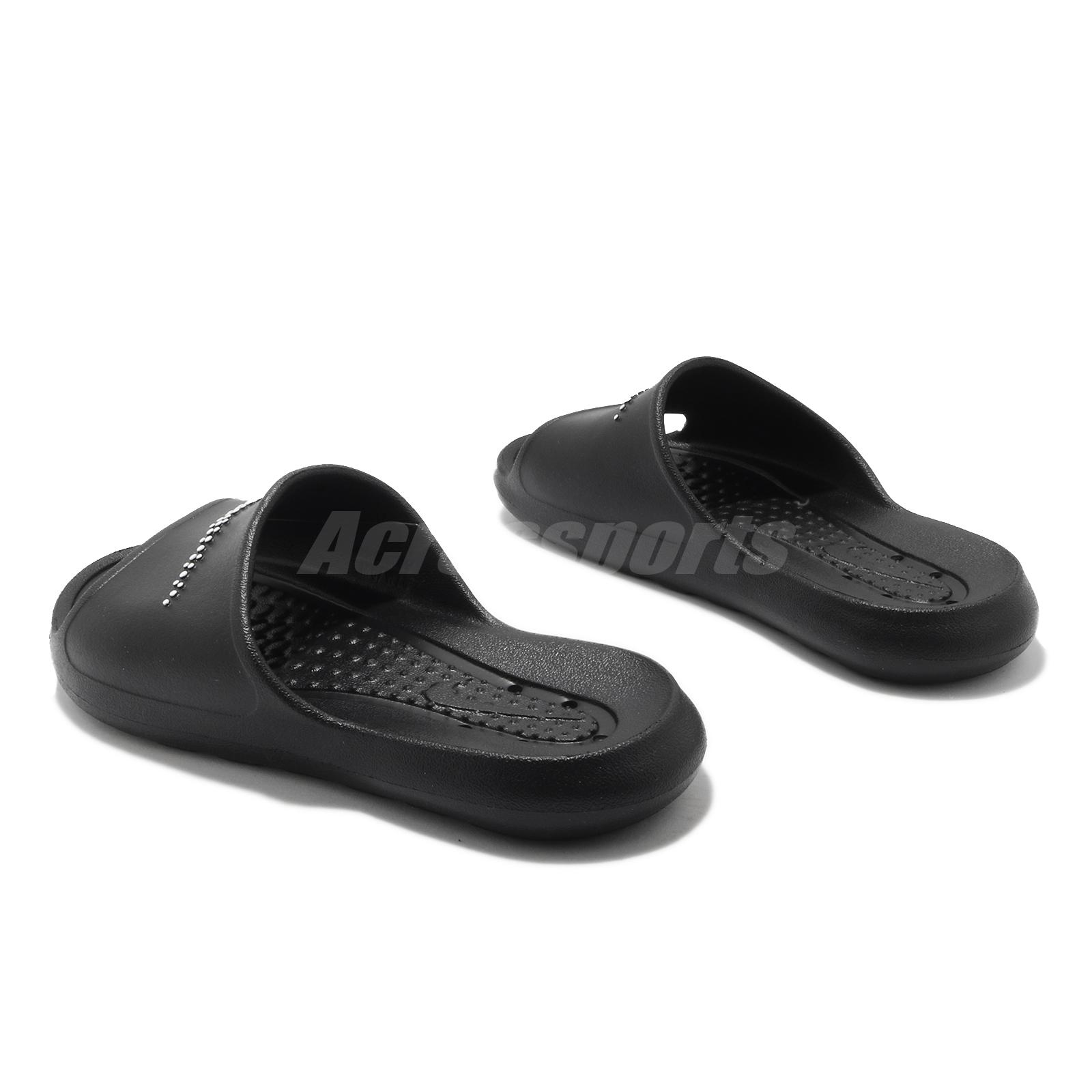 Nike Wmns Victori One Shower Slide Black White Women Slip On
