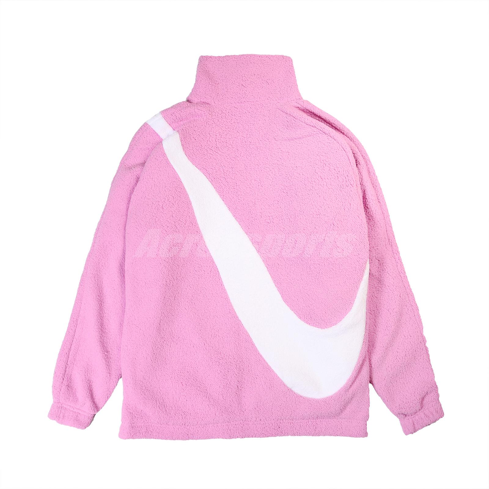 nike swoosh jacket pink