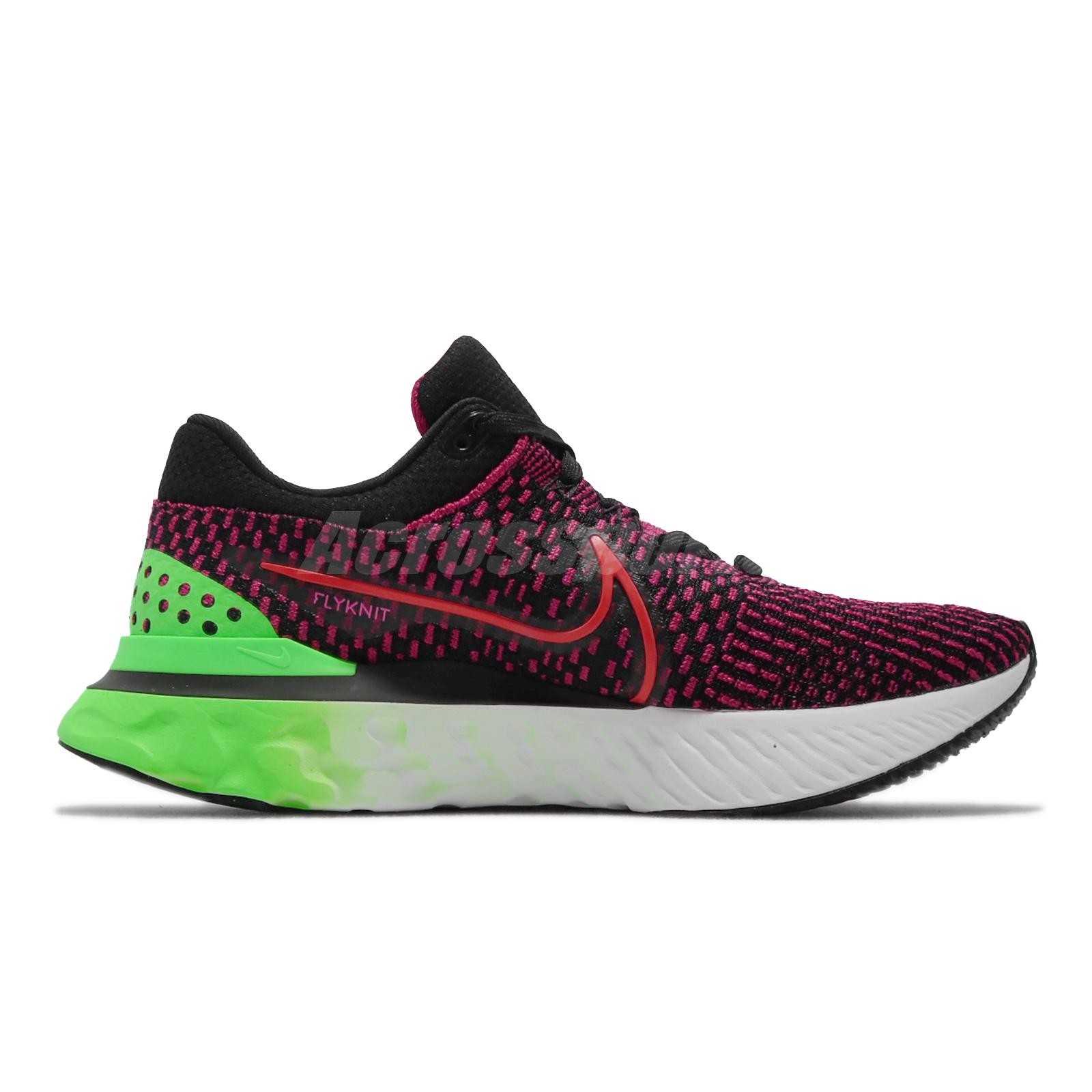 Nike React Infinity Run FK 3 Black Red Green Men Running  display picture 3