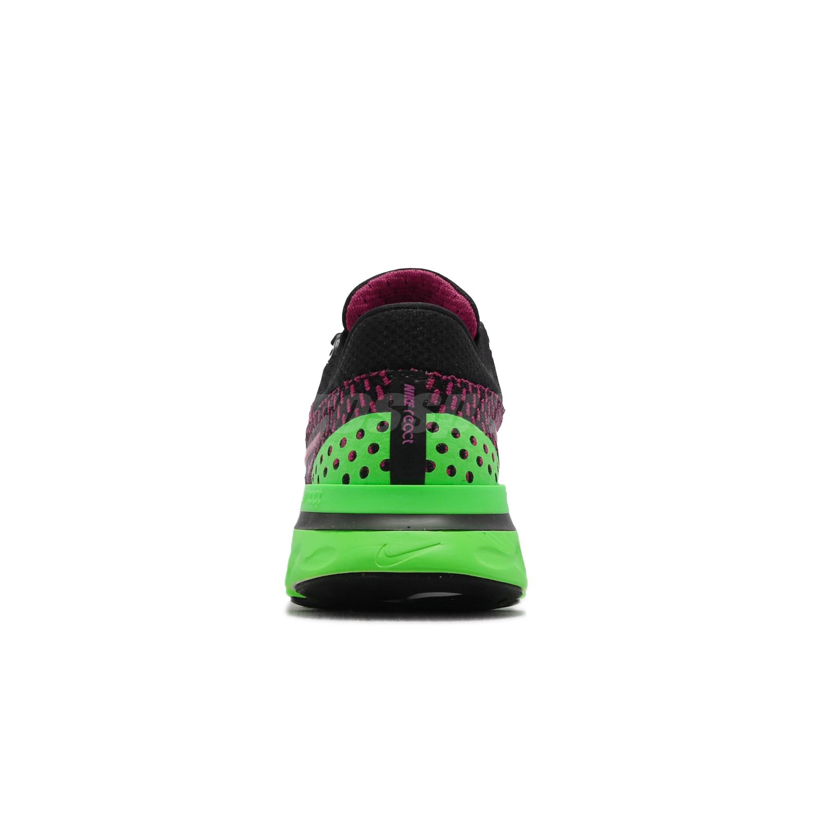 Nike React Infinity Run FK 3 Black Red Green Men Running  display picture 1