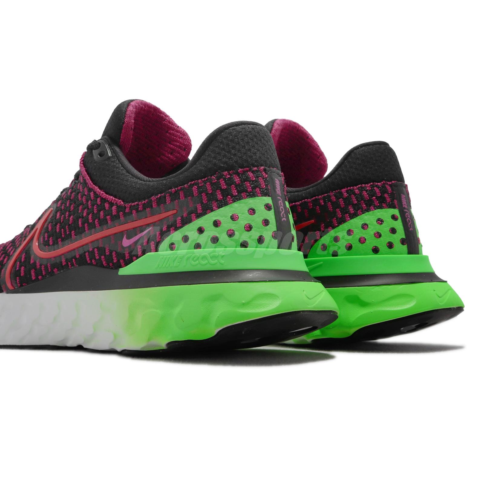 Nike React Infinity Run FK 3 Black Red Green Men Running  display picture 2