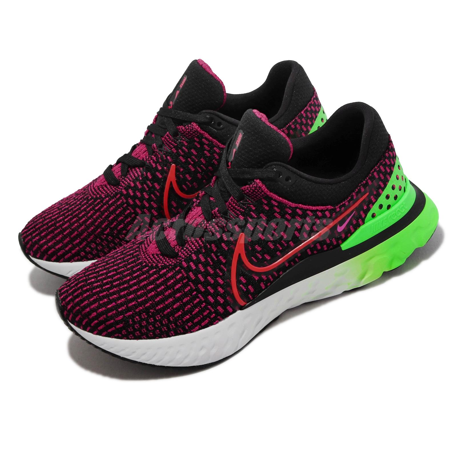 Nike React Infinity Run FK 3 Black Red Green Men Running  display picture 3