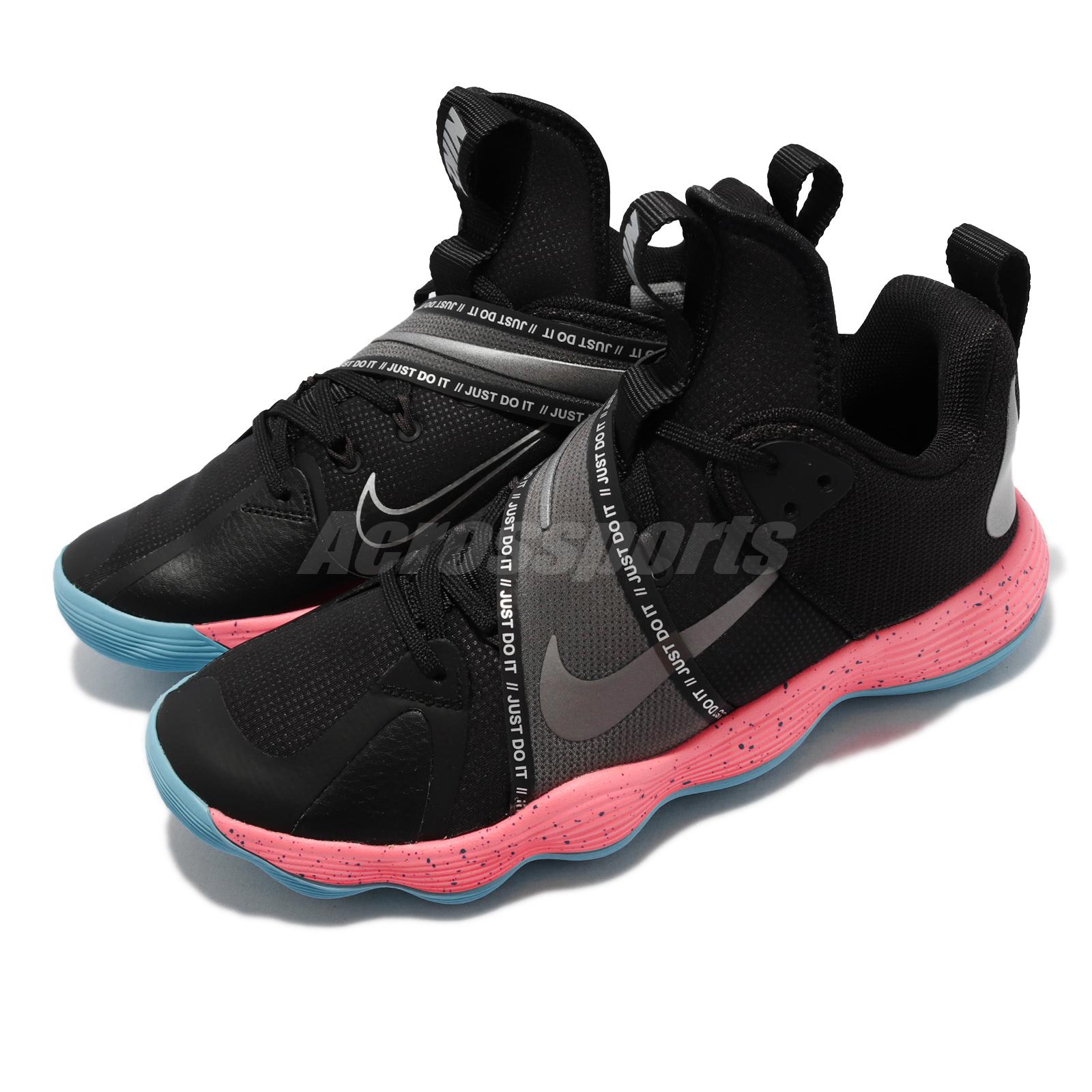 Nike React Hyperset SE South Beach Black Pink Men Volleyball  display picture 3