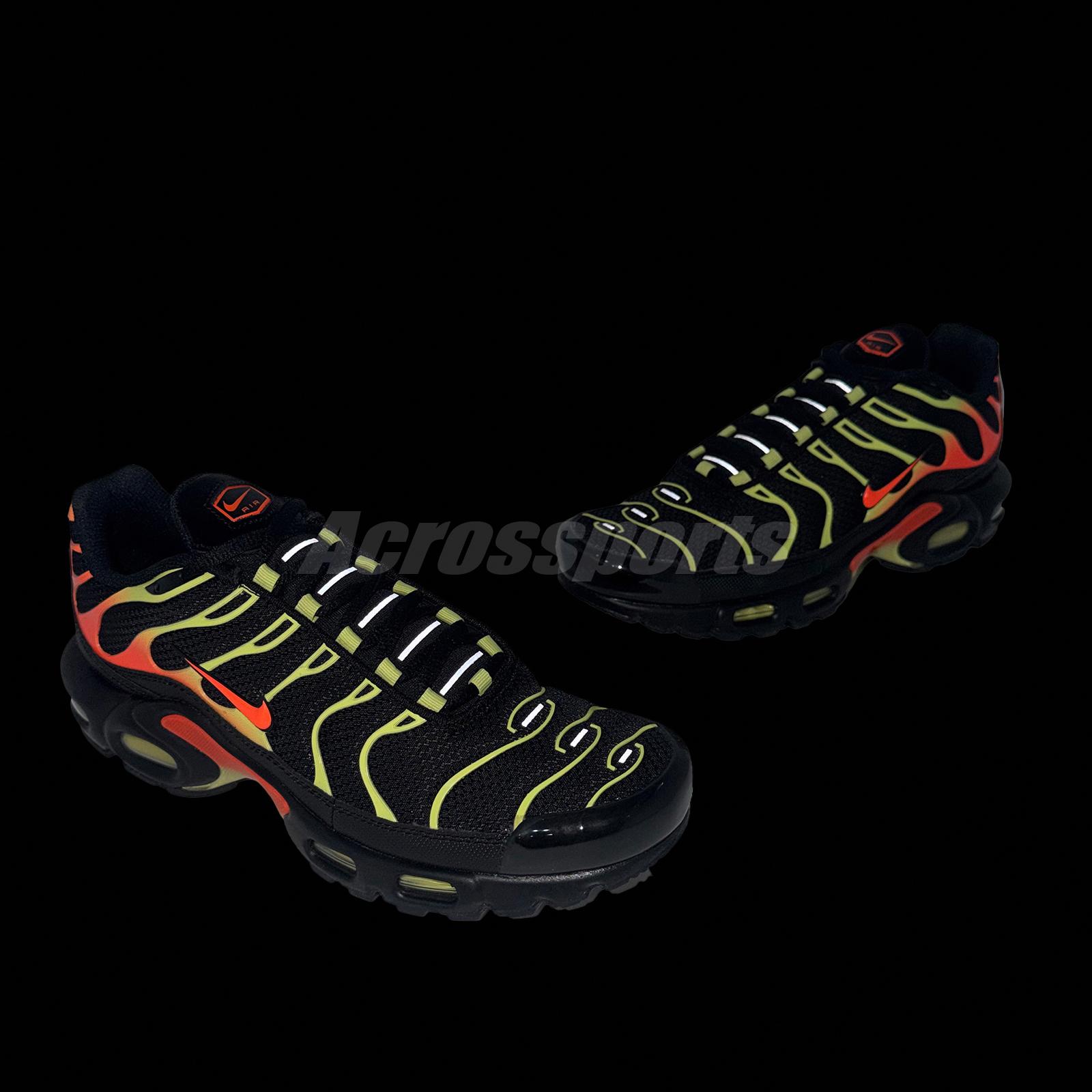 Nike Air Max Plus Sunrise Men Casual Lifestyle Shoes Sneakers 