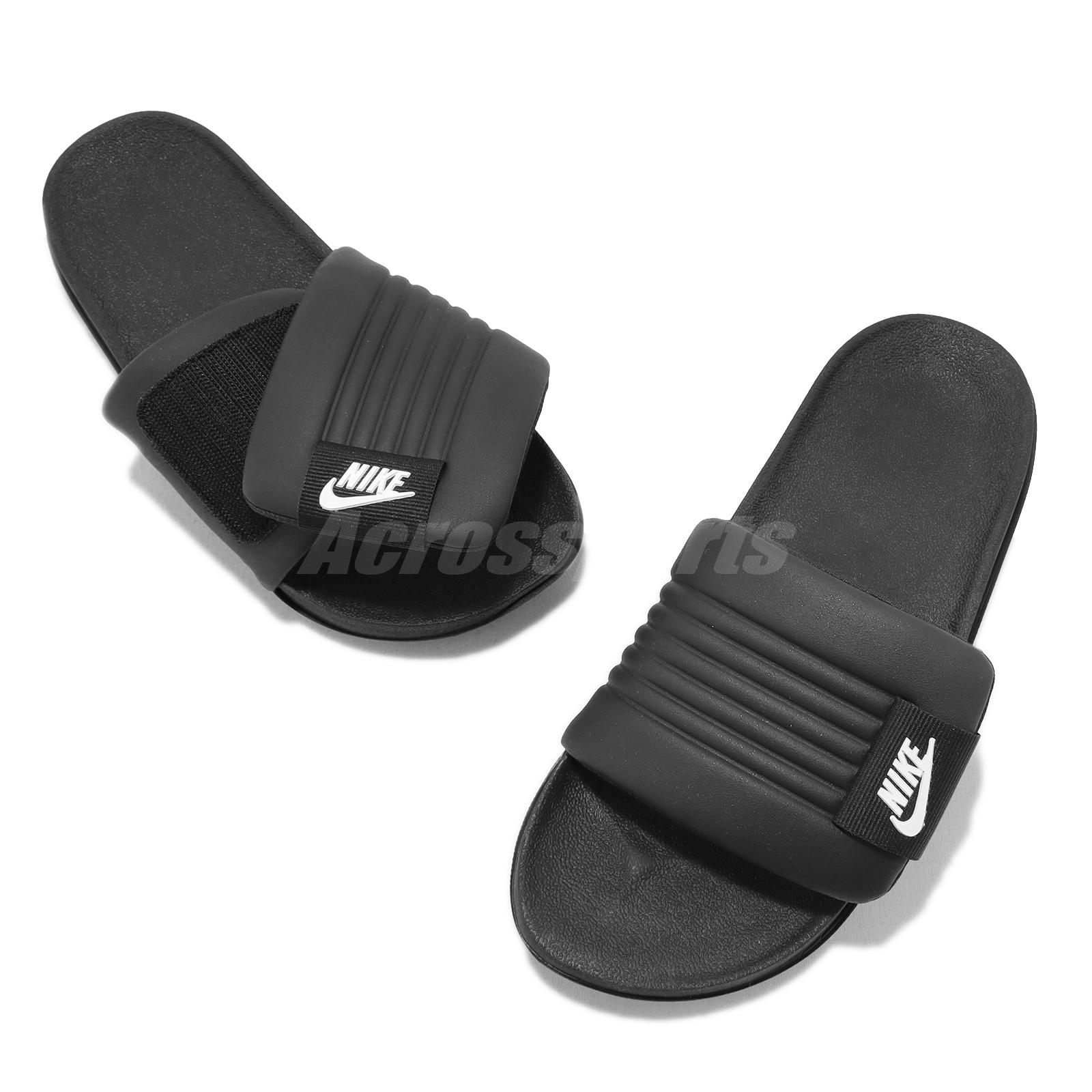 Nike Wmns Offcourt Adjust Slide Black White Strap Women
