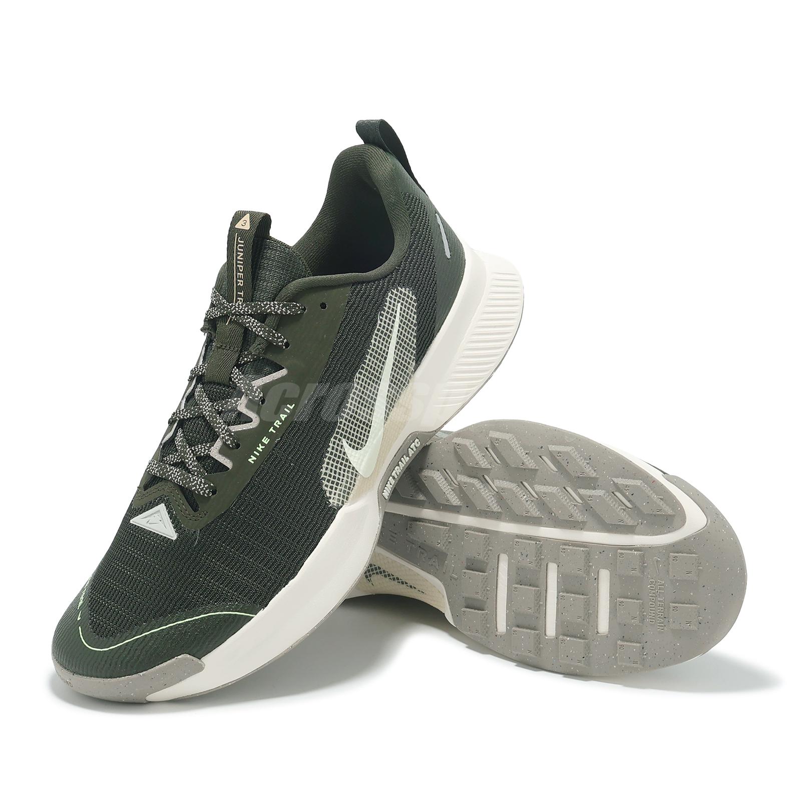 Nike Juniper Trail 3 Sequoia White Onyx Men Trail Running Shoes
