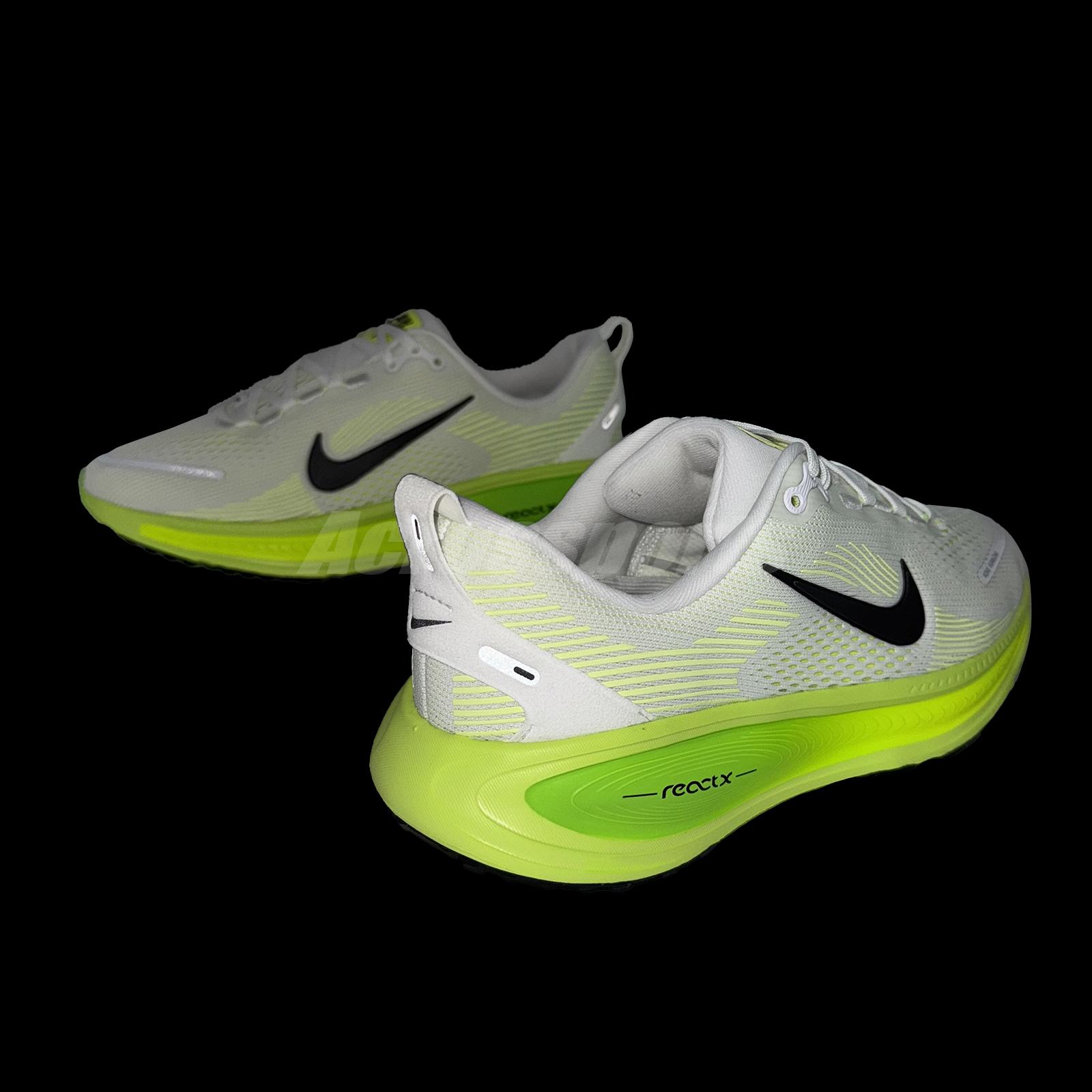 Nike vomero 18ホワイト/イエロー Nike Vomero 18 - White/Black/Electric Green/Volt - Mens Shoes |