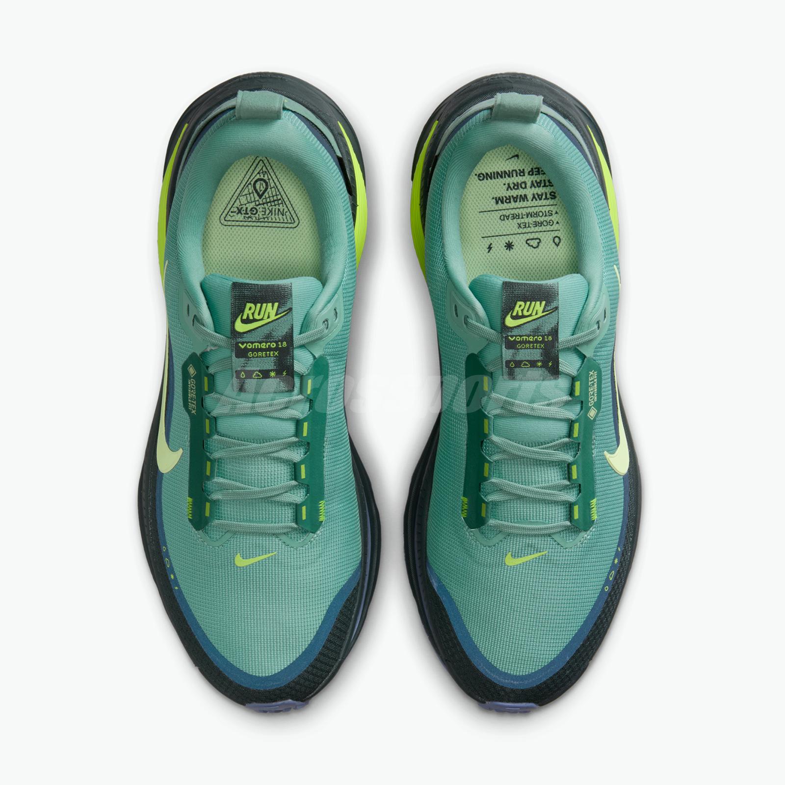 Nike Vomero 18 GTX Gore-Tex Seaweed Barely Volt Cannon Men Running