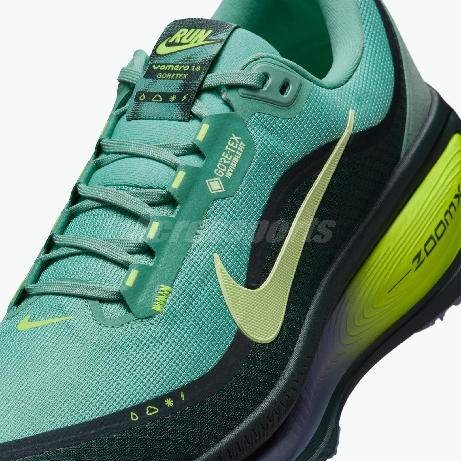Nike Vomero 18 GTX Gore-Tex Seaweed Barely Volt Cannon Men Running