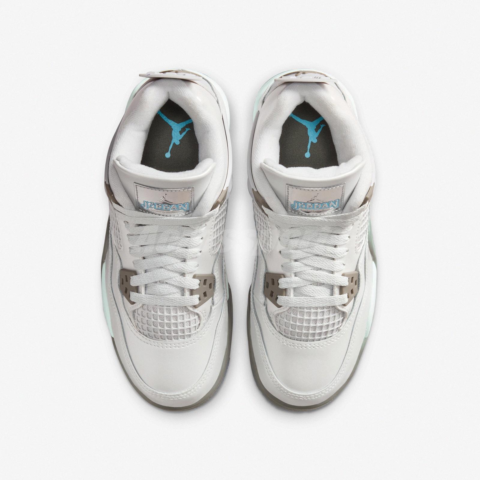 Nike Air Jordan 4 Retro GS AJ4 Photon Dust Blue Chill Kids Youth