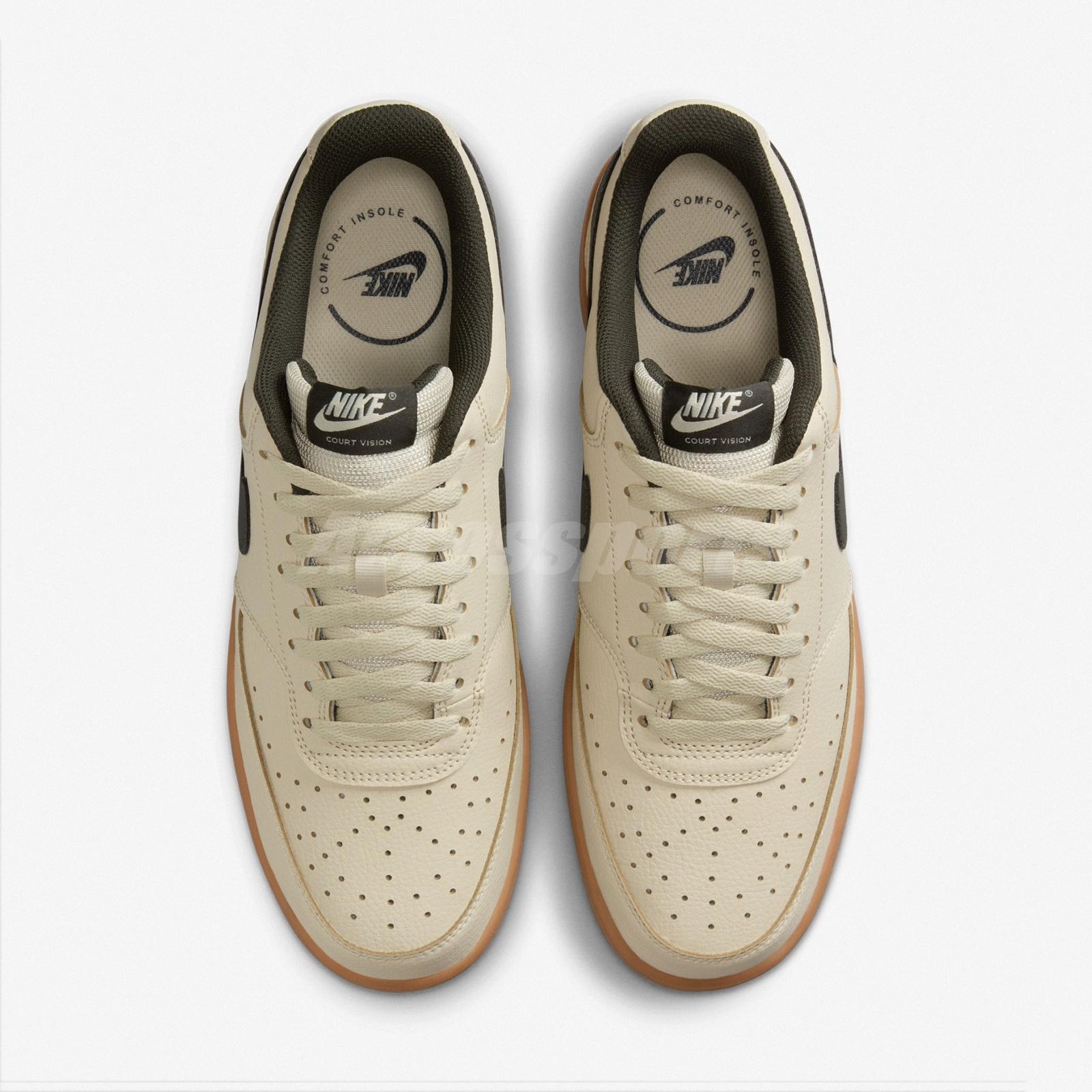 Nike Court Vision Low Light Khaki Gum Men Casual Lifestyle  display picture 2